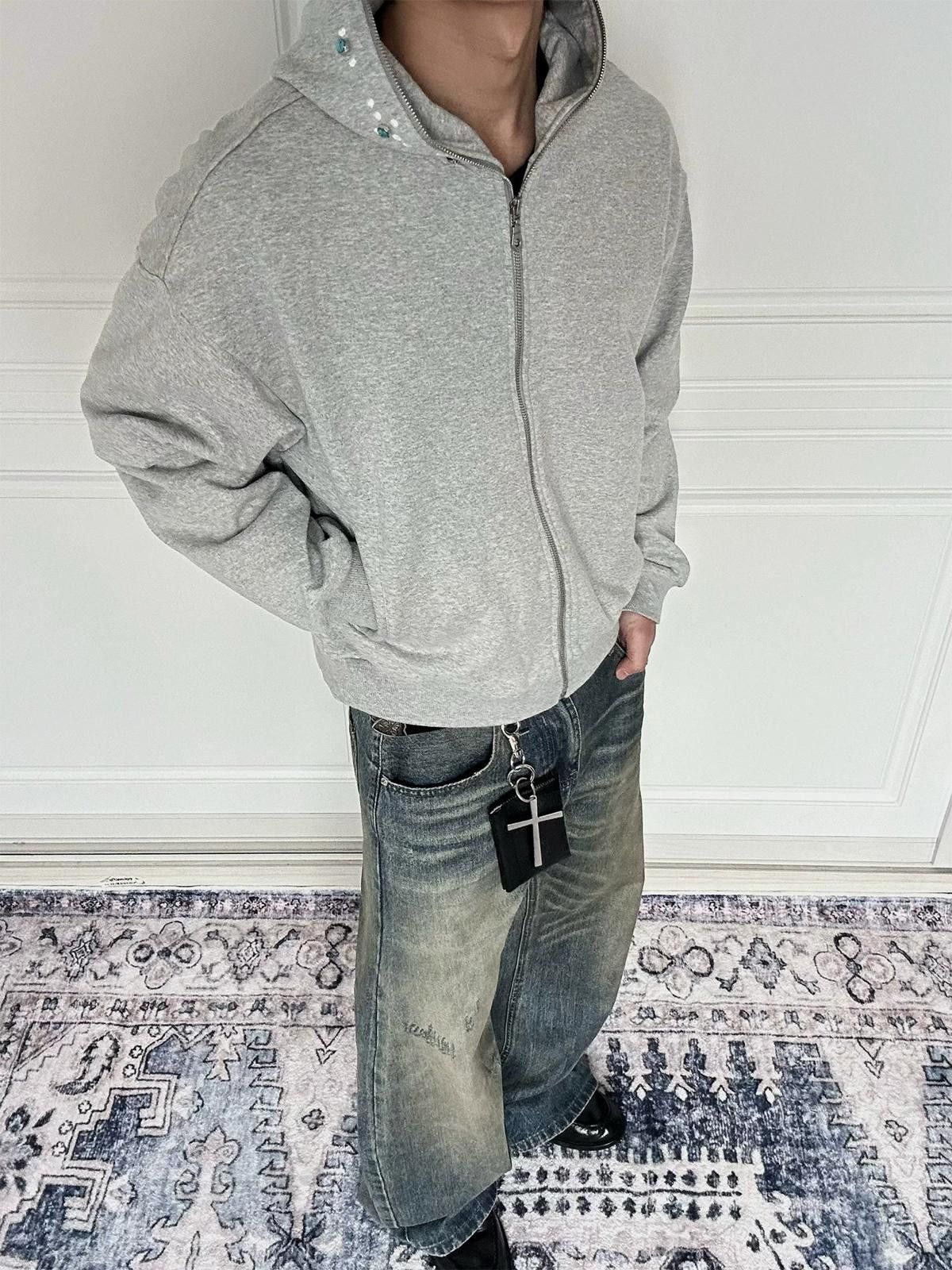 Other Boxy Sapphire Hooded Zip Hoodie Size US M / EU 48-50 / 2 - 6 Thumbnail
