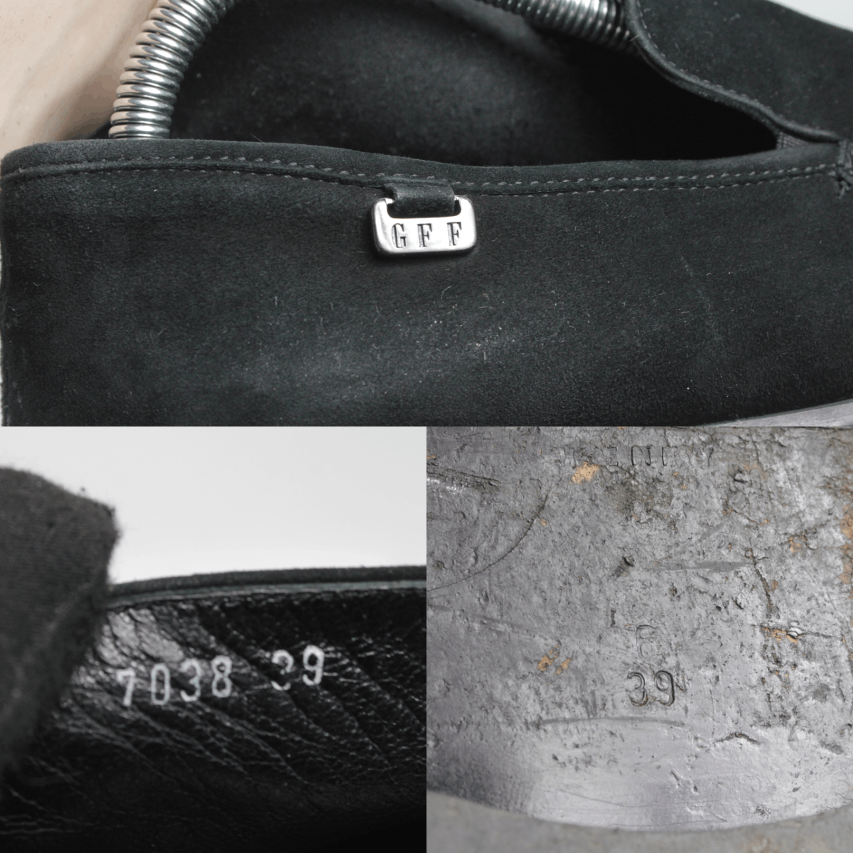 Gianfranco Ferre 90S Logo Suede Loafers Vintage Size US 9 / IT 39 - 12 Thumbnail