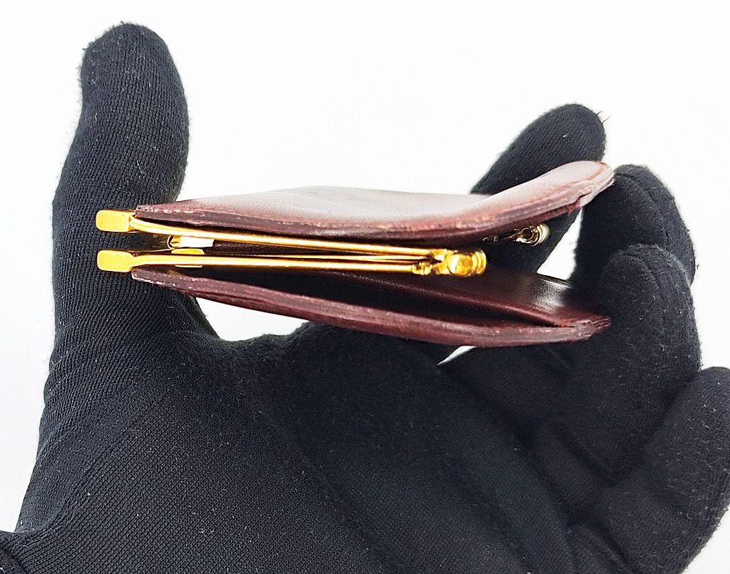 Cartier original CARTIER burgundy leather coin case Size ONE SIZE - 4 Thumbnail