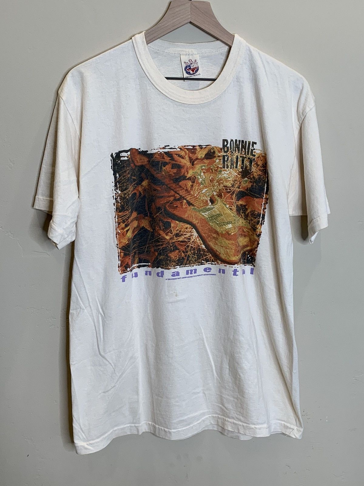 Band Tees × Vintage *RARE* Vintage 1998 Bonnie Raitt Fundamental 