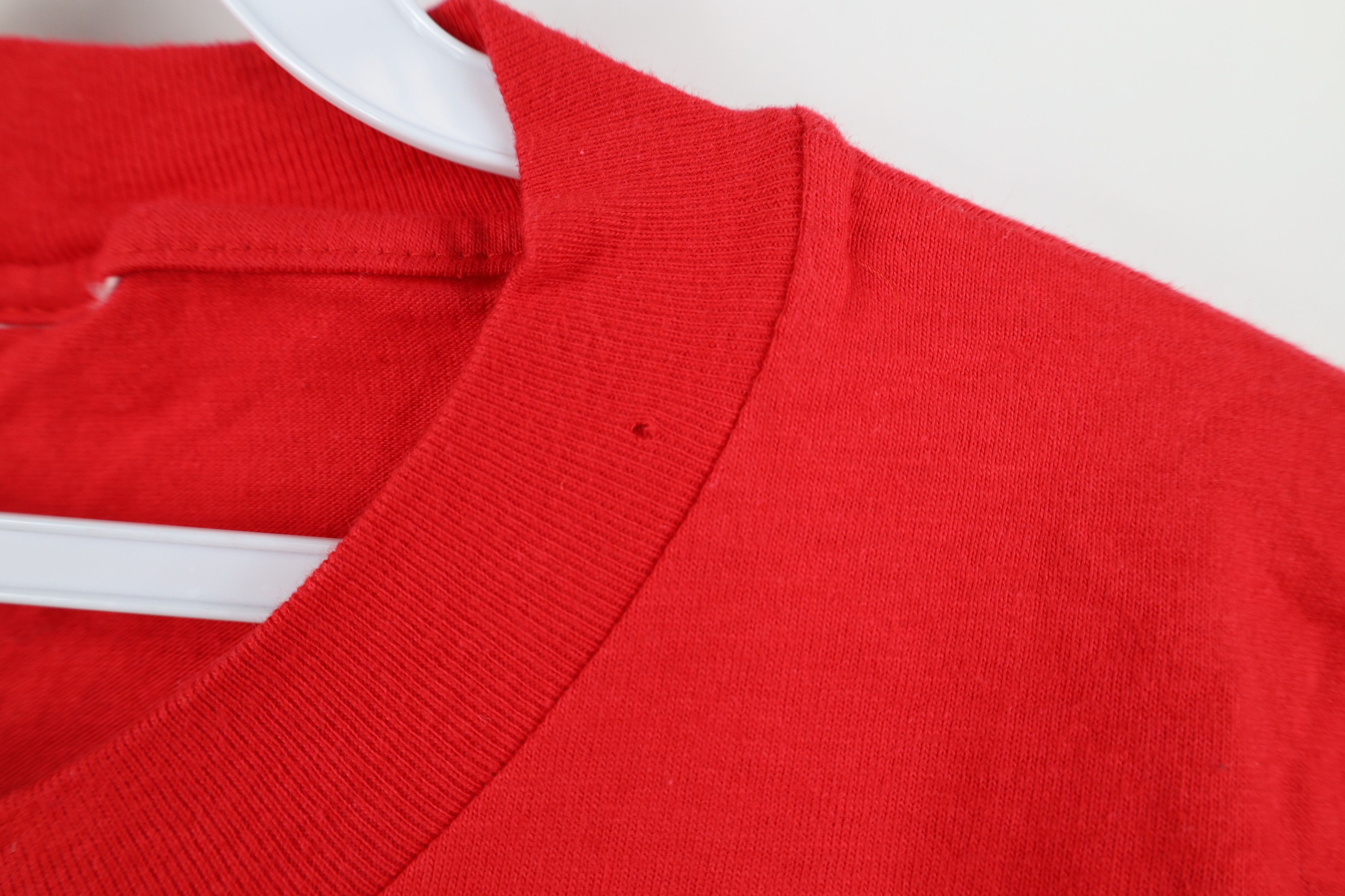 Dooney & Bourke Vintage 90s Dooney & Bourke Spell Short Sleeve T-Shirt Red Size XXL / US 16-18 / IT 52-54 - 4 Thumbnail