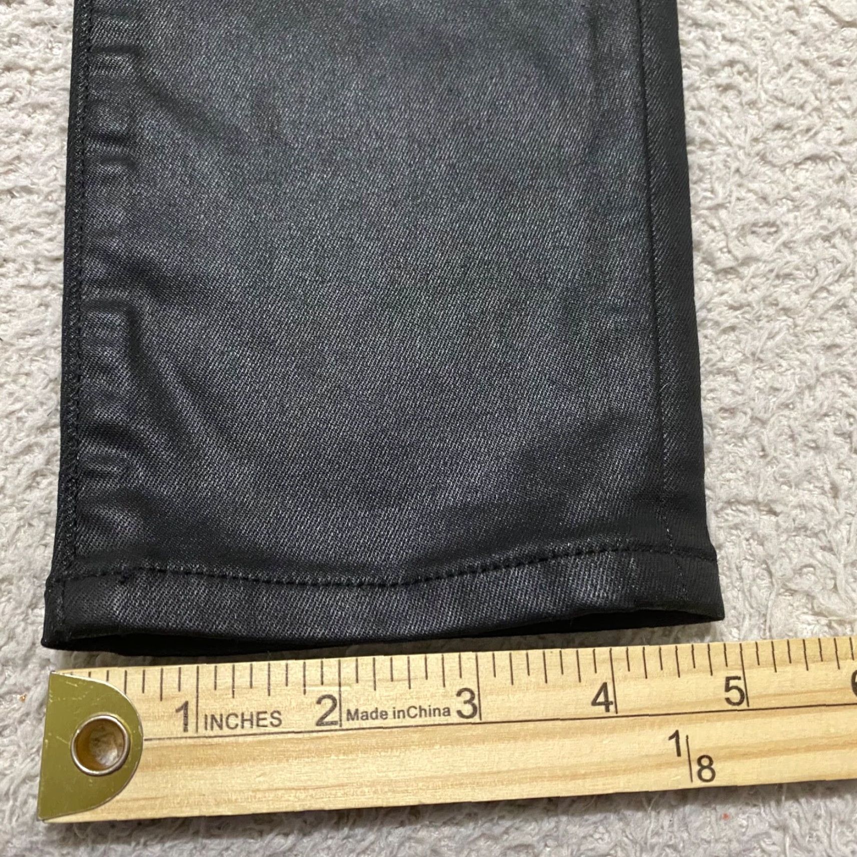 Abercrombie & Fitch Abercrombie & Fitch Womens Pants 28 Skinny High Rise Faux Leather Black Ankle Dressy Womens Size 28" / US 6 / IT 42 - 2 Thumbnail