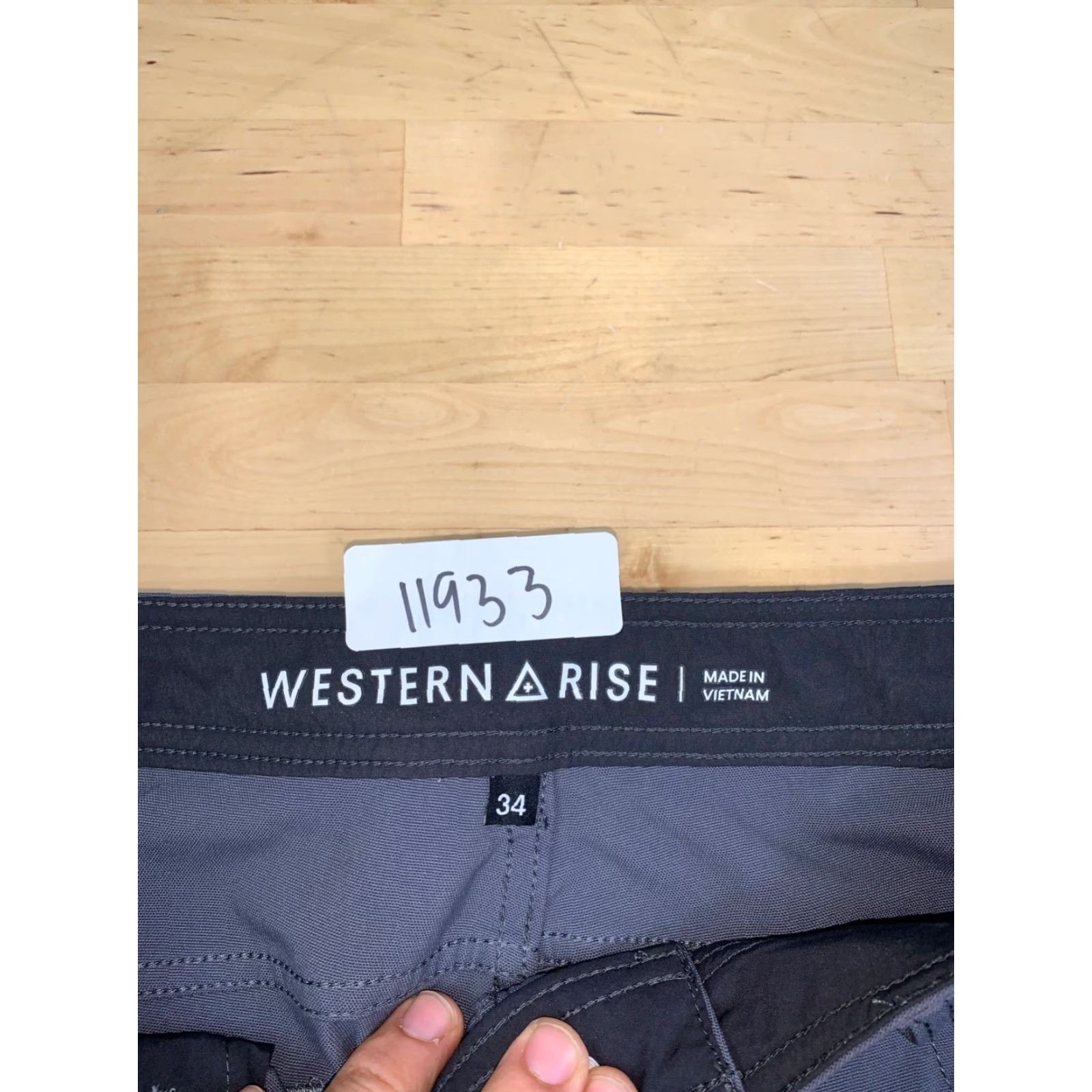 Vintage Western Rise Evolution Pants Men 34x30 Gray Casual Outdoor Travel 11933 Size US 34 / EU 50 - 3 Thumbnail