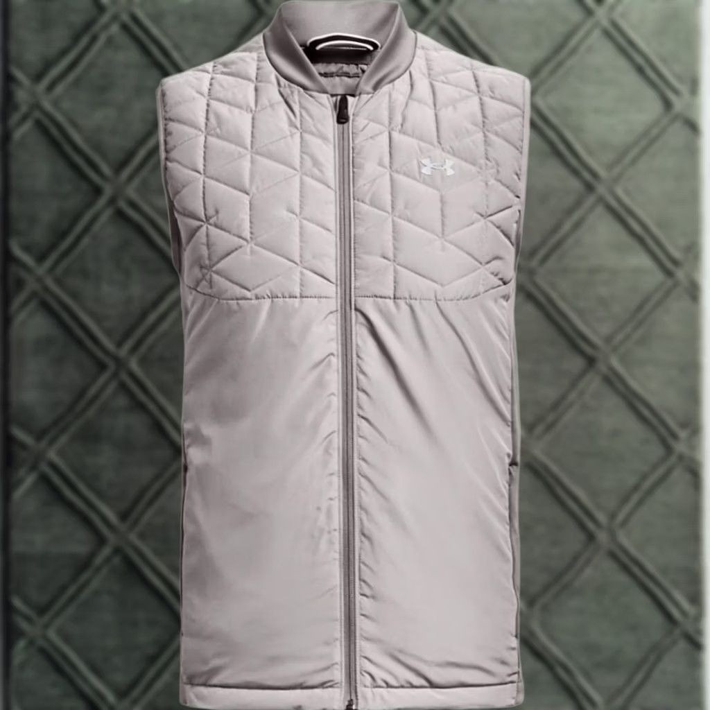 Under Armour Under Armour ColdGear Reactor Golf Vest Jacket Gray Mens M Size US M / EU 48-50 / 2 - 1 Thumbnail