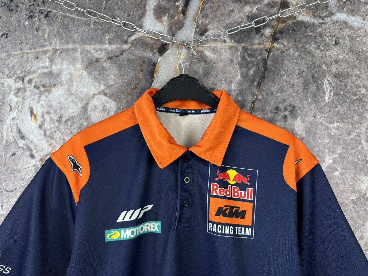 Formula 1 Red Bull KTM Racing Team Polo Shirt Navy Orange Motorex WP Size US L / EU 52-54 / 3 - 2 Thumbnail