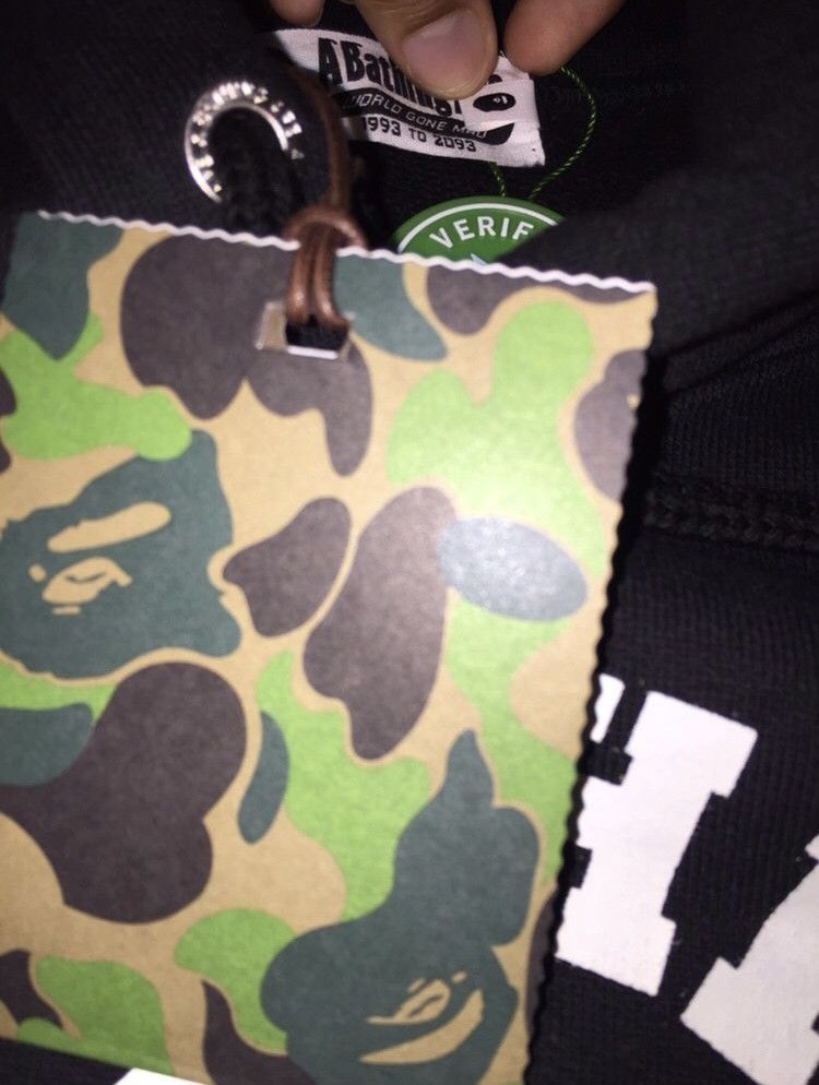 Bape Bape Heavy Weight Pullover Hoodie Size US L / EU 52-54 / 3 - 4 Thumbnail