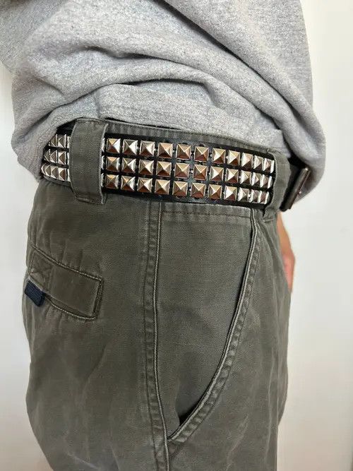VIBE Pyramid Studded Belt (classic) Size ONE SIZE - 4 Thumbnail