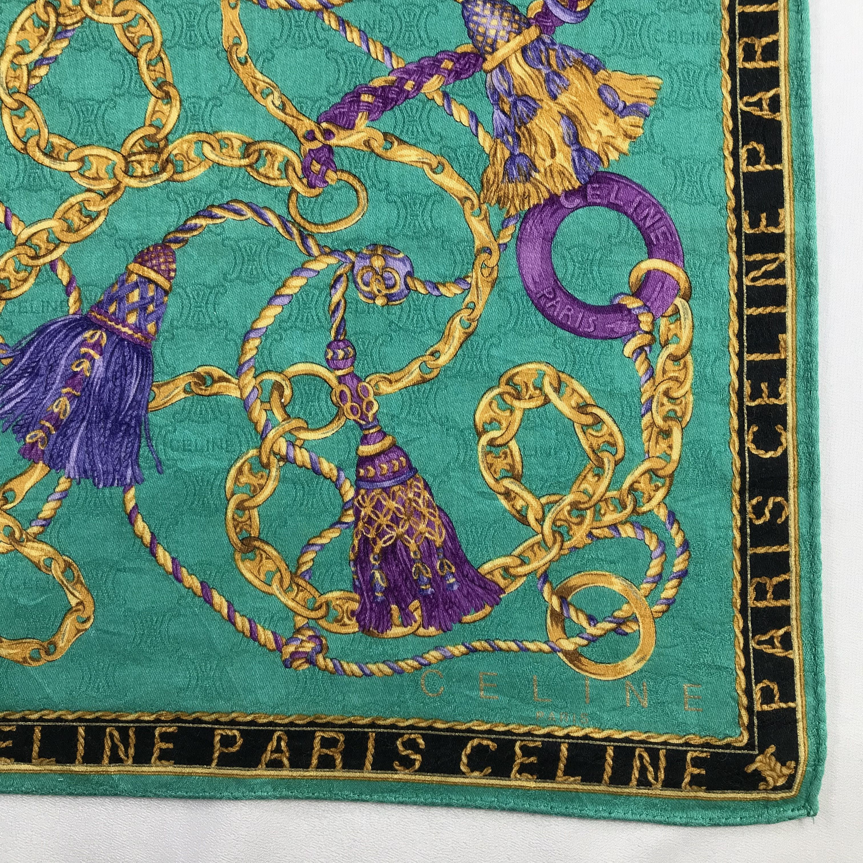 Celine Celine Handkerchief / Bandana / Neckerchief C528 Size ONE SIZE - 5 Thumbnail