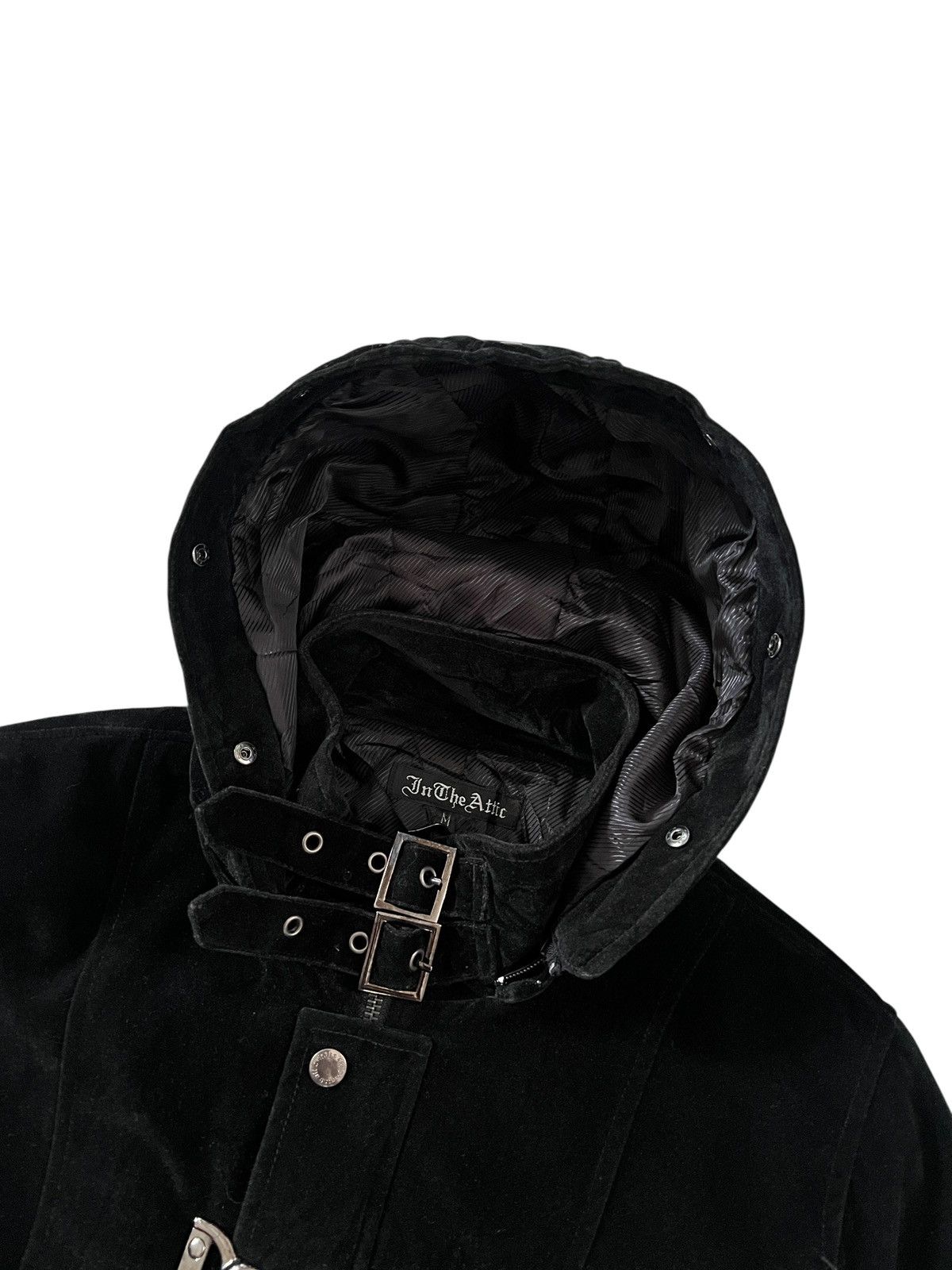 In The Attic In the Attic Black Velvet Bondage Jacket Size US M / EU 48-50 / 2 - 4 Thumbnail