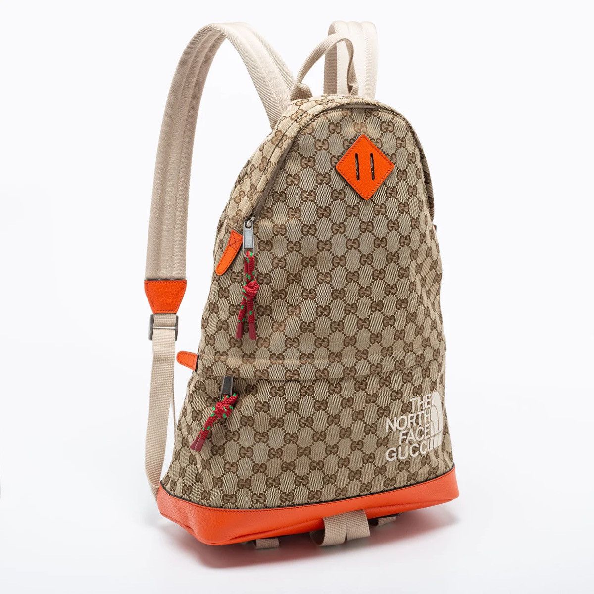 Gucci × The North Face Gucci x North Face GG Canvas Leather Backpack Size ONE SIZE - 2 Thumbnail