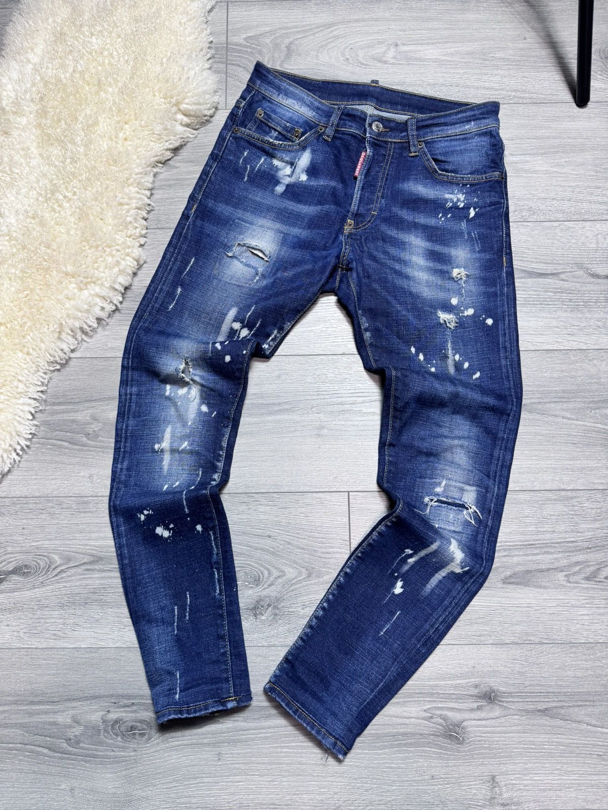 Dsquared2 Distressed skinny cool guy Jeans size 42