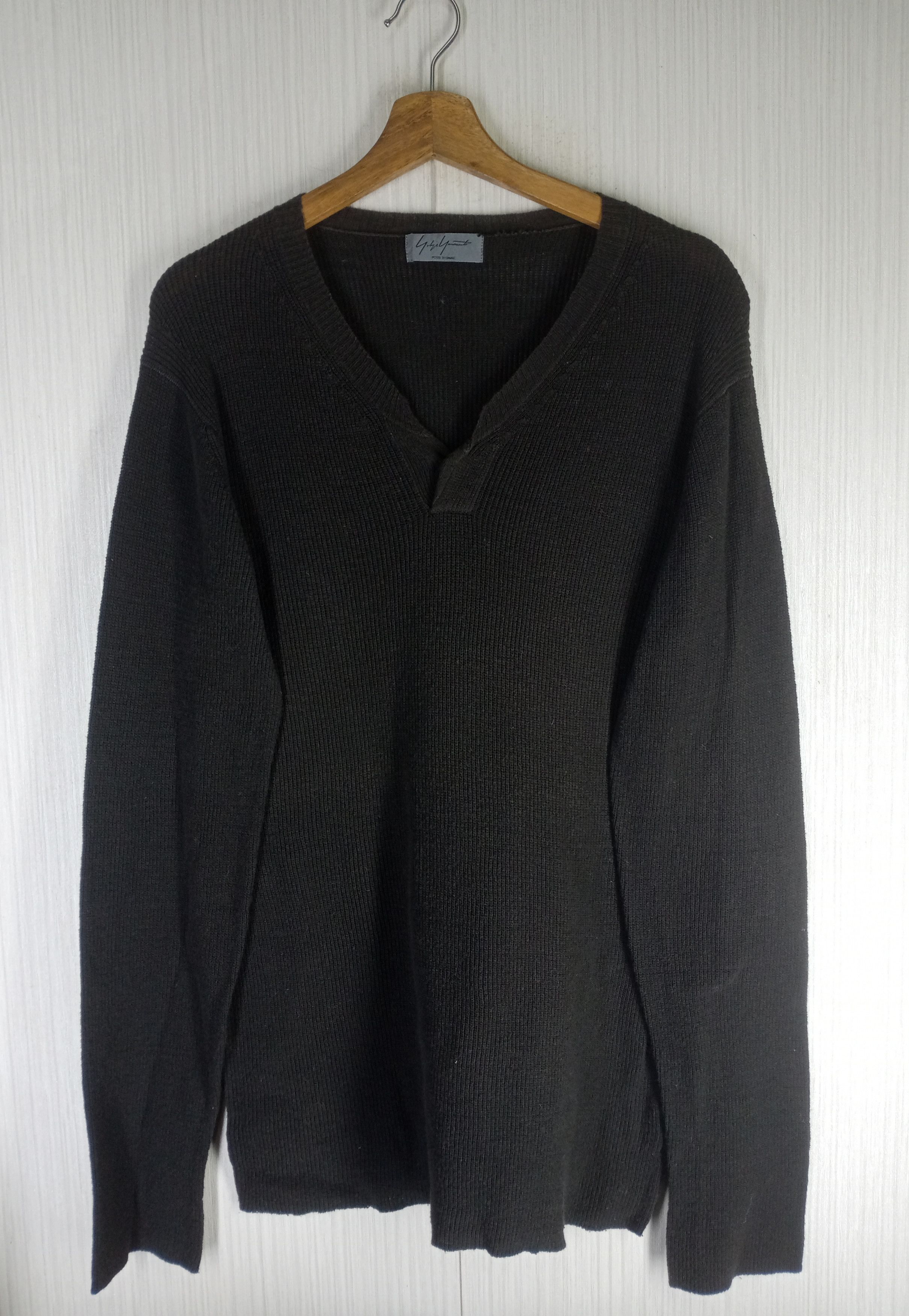 Yohji Yamamoto Rare Vintage Yohji Yamamoto Pour Homme Signature Knitwear Size US L / EU 52-54 / 3 - 1 Thumbnail