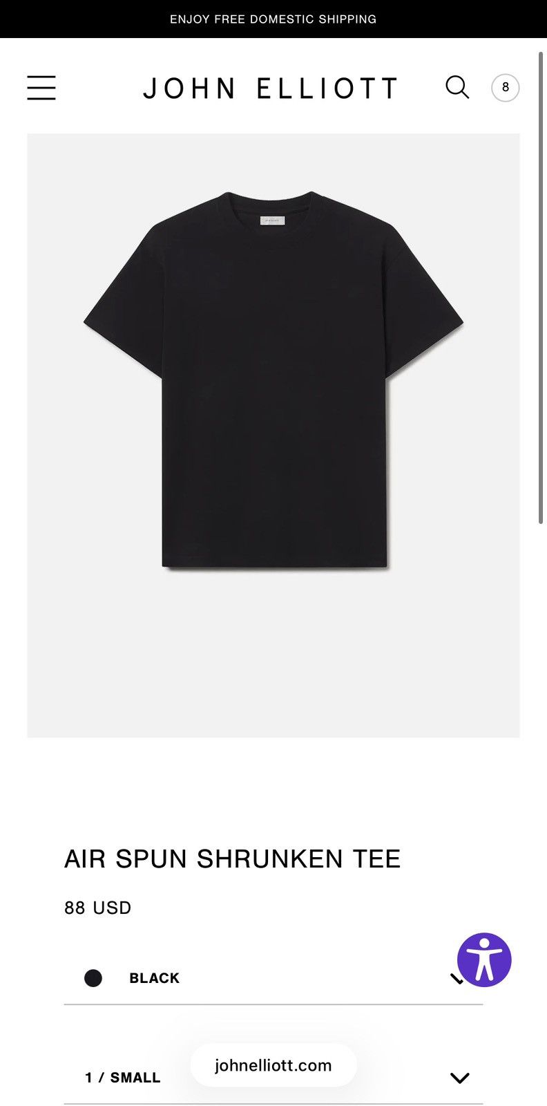 John Elliott Brand New John Elliot Black tee size small Size US S / EU 44-46 / 1 - 1 Preview