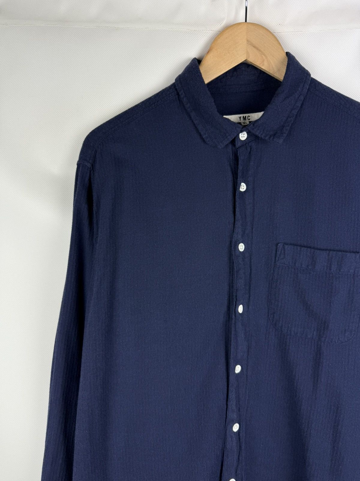 YMC YMC You Must Create Men’s Long Sleeve Button Up Shirt Size US XL / EU 56 / 4 - 4 Thumbnail