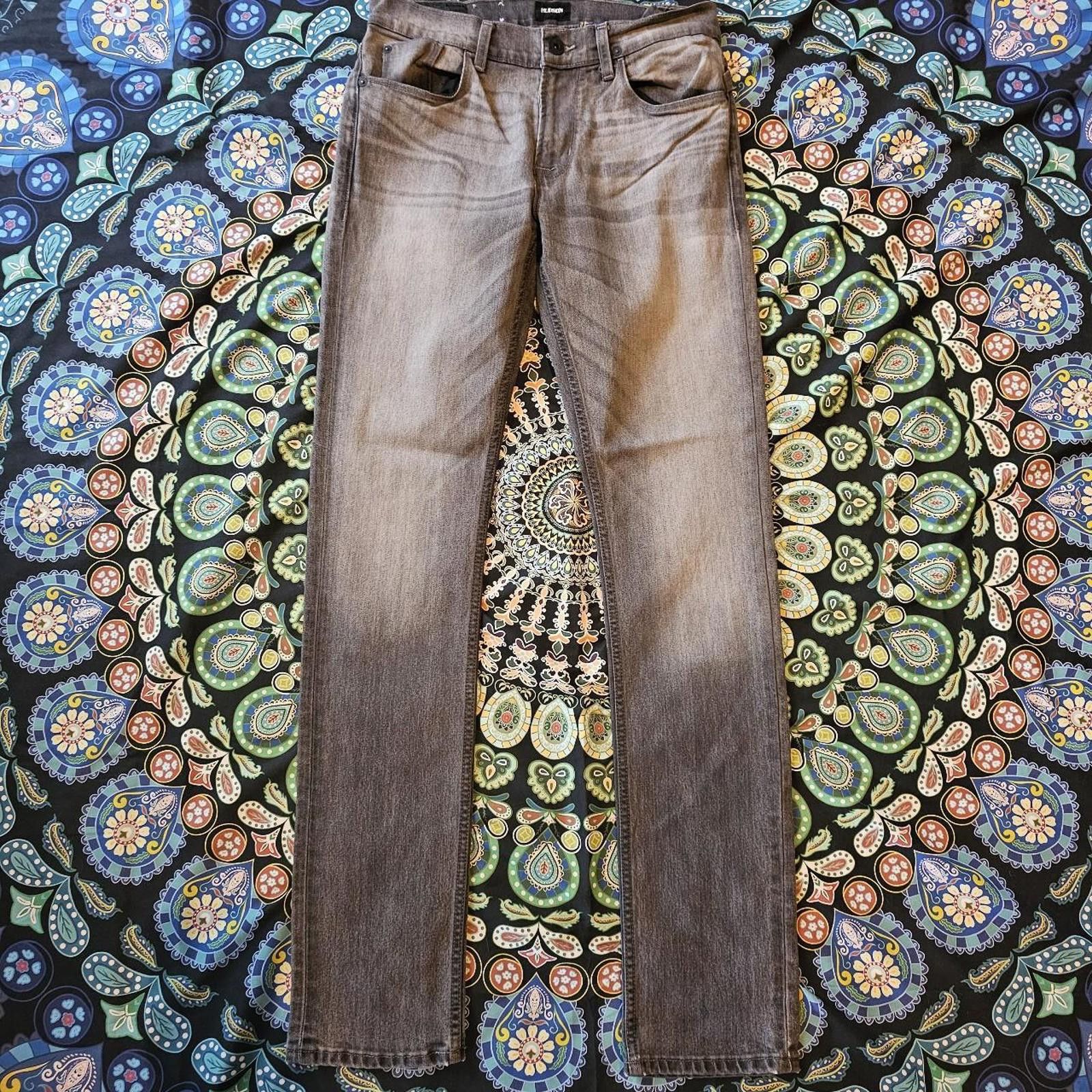 Hudson Hudson Men's Black/Grey Jeans Size US 31 - 1 Thumbnail