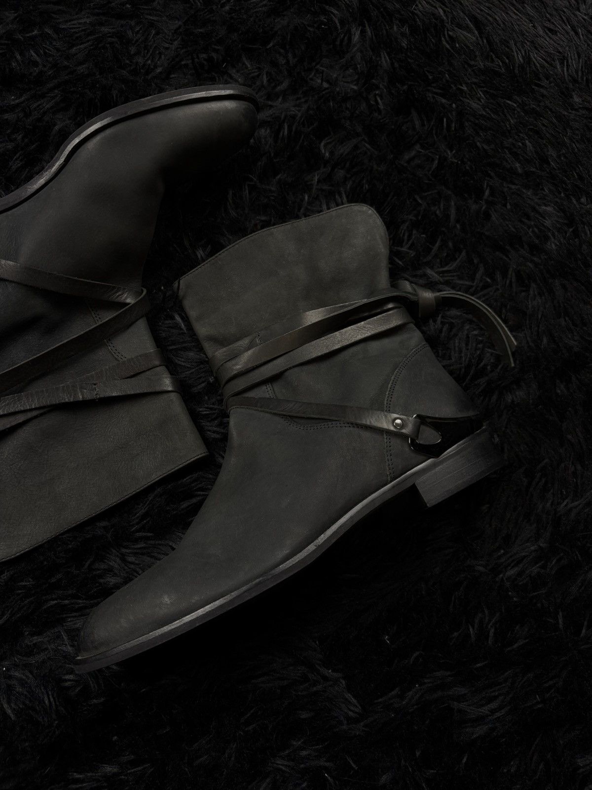 Hedi Slimane Hedi Slimane Style Avant Garde Archive Ankle Leather Boots Size US 7 / EU 40 - 2 Thumbnail