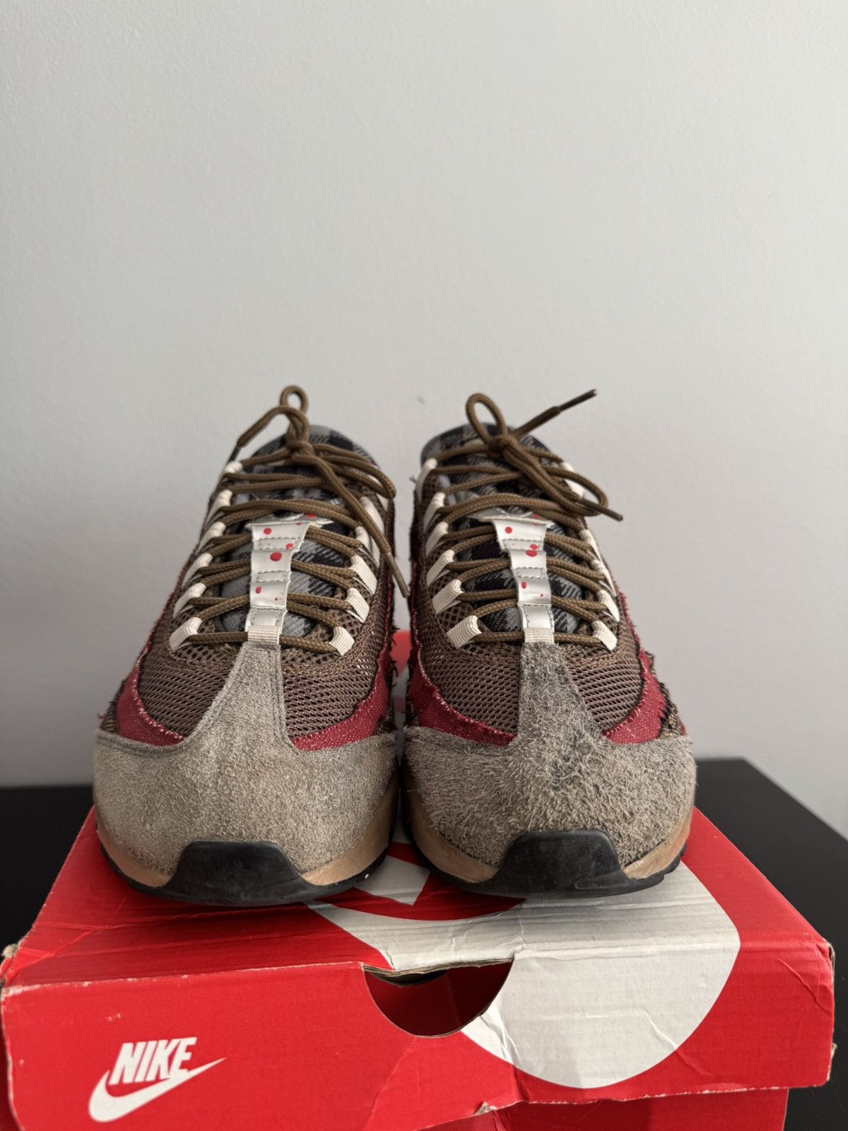 Nike Nike Air Max 95 Freddy Krueger Halloween Brown Red patta sb Size US 10.5 / EU 43-44 - 4 Thumbnail