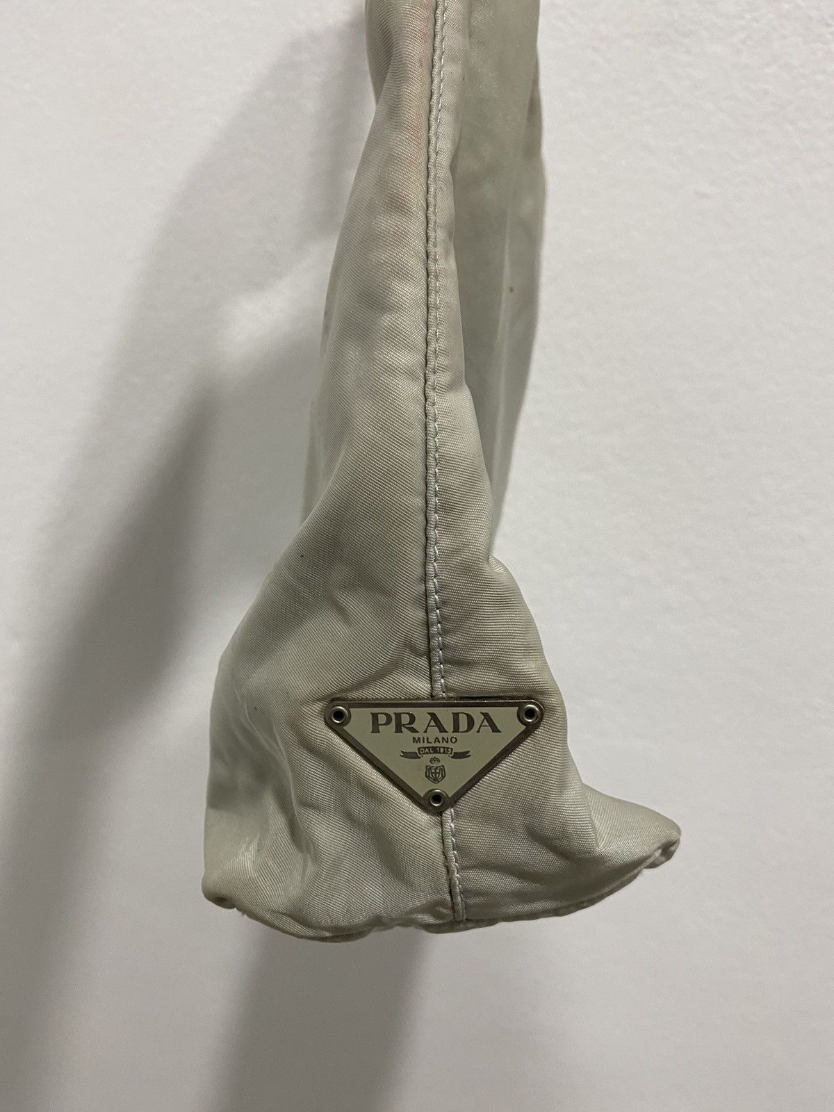 Prada AUTHENTIC PRADA BORSA IN TESSUTO MARE HAND BAG MADE IN ITALY Size ONE SIZE - 3 Thumbnail