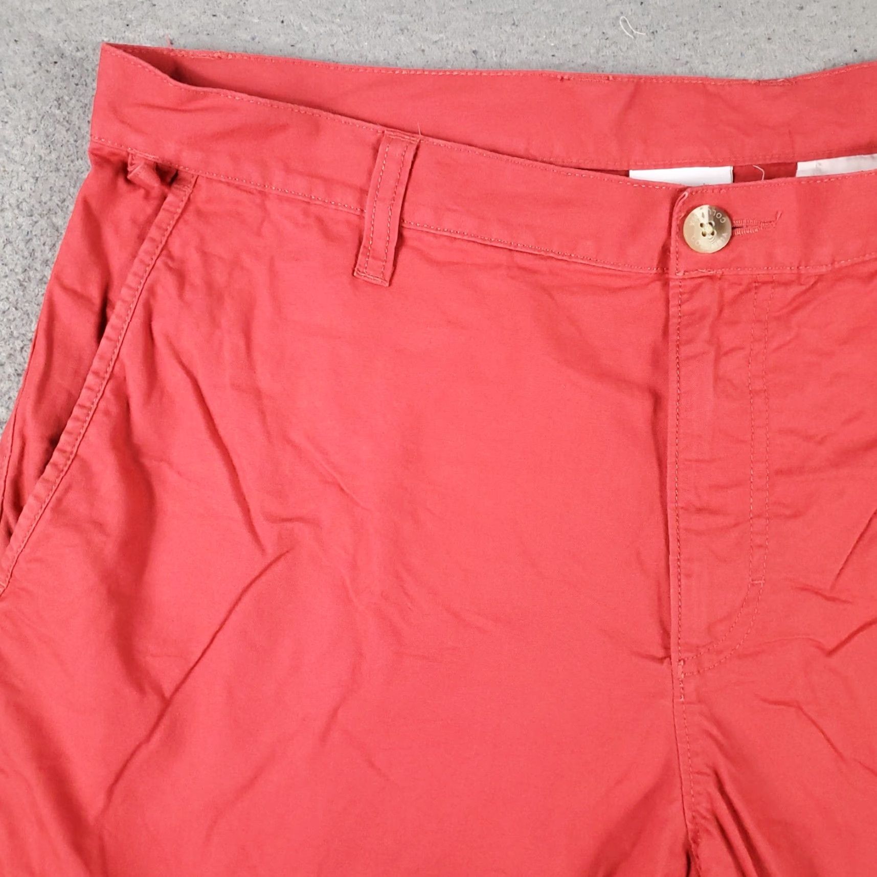 Vintage Columbia Chino Shorts Mens Size 34 Red Casual Flat Front Size US 34 / EU 50 - 2 Thumbnail