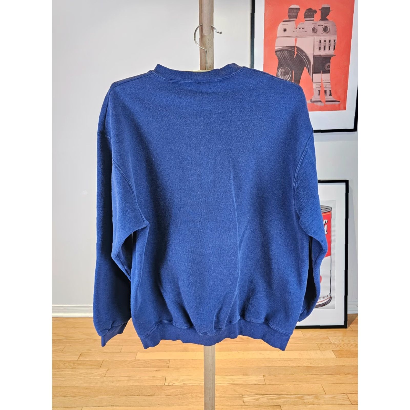 Vintage VINTAGE Alaska Stars Navy Cotton Oneita Sweatshirt XL Size US XL / EU 56 / 4 - 4 Thumbnail