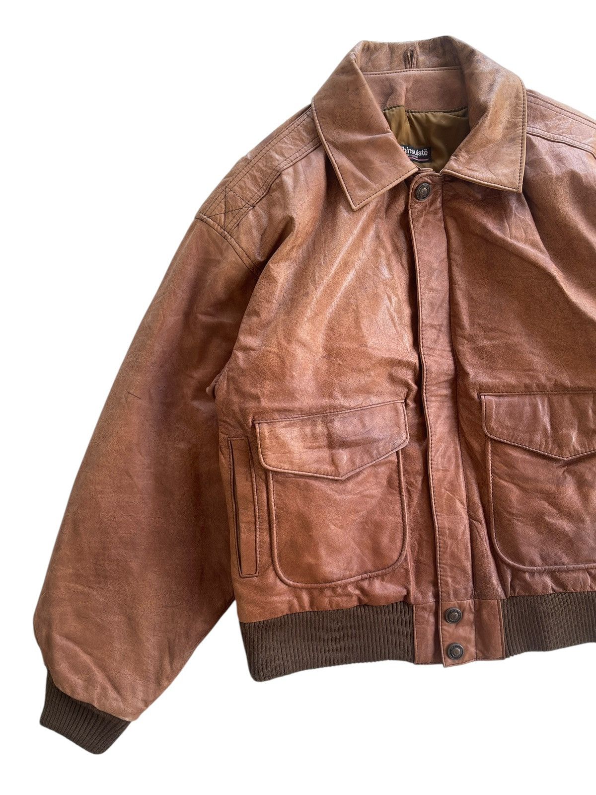 Vintage Vintage Wilsons Leather Type A-2 Jacket Size US S / EU 44-46 / 1 - 6 Thumbnail