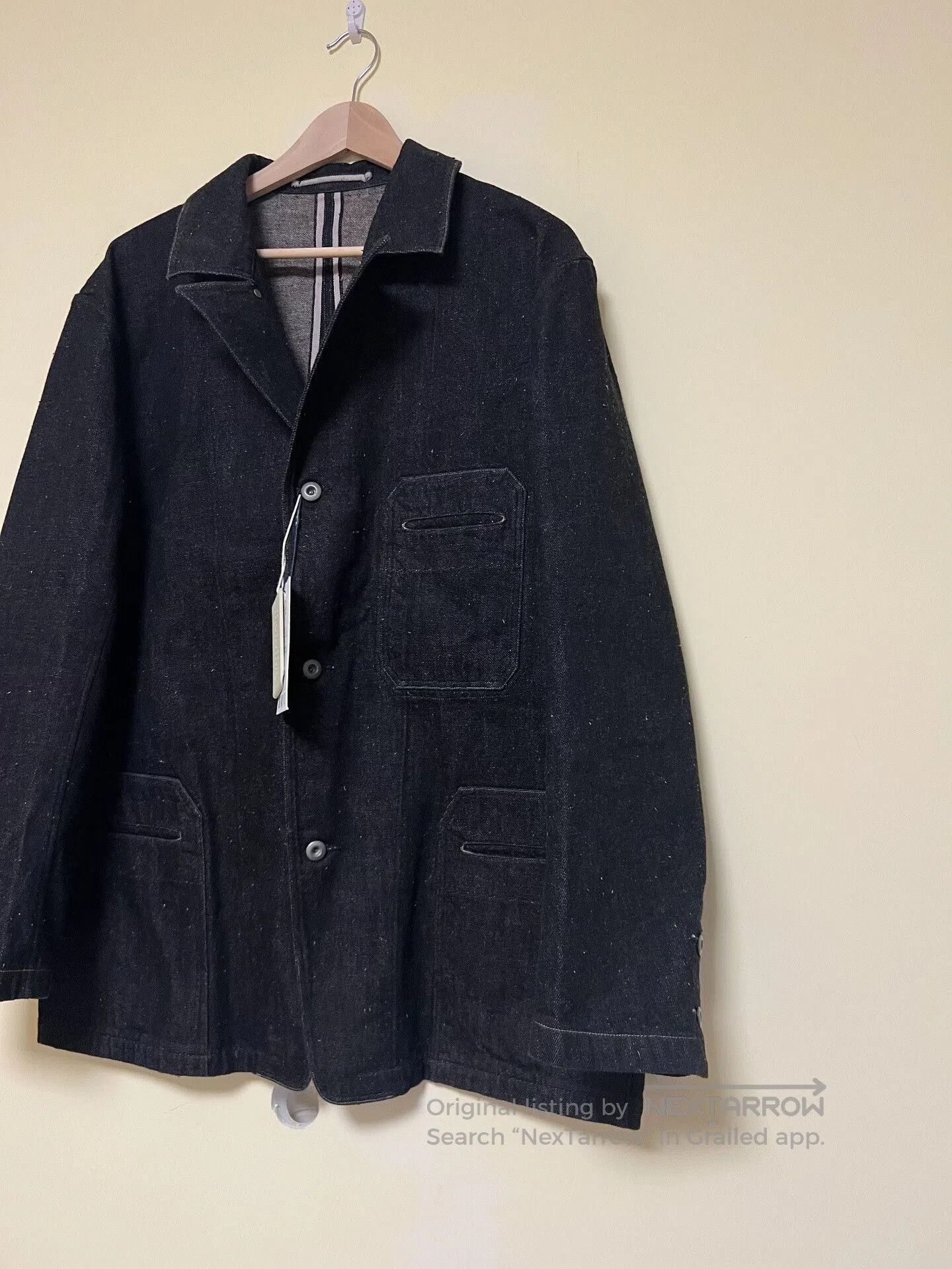 MotivMfg New Castel Denim Jacket for Men. Size US L / EU 52-54 / 3 - 5 Thumbnail