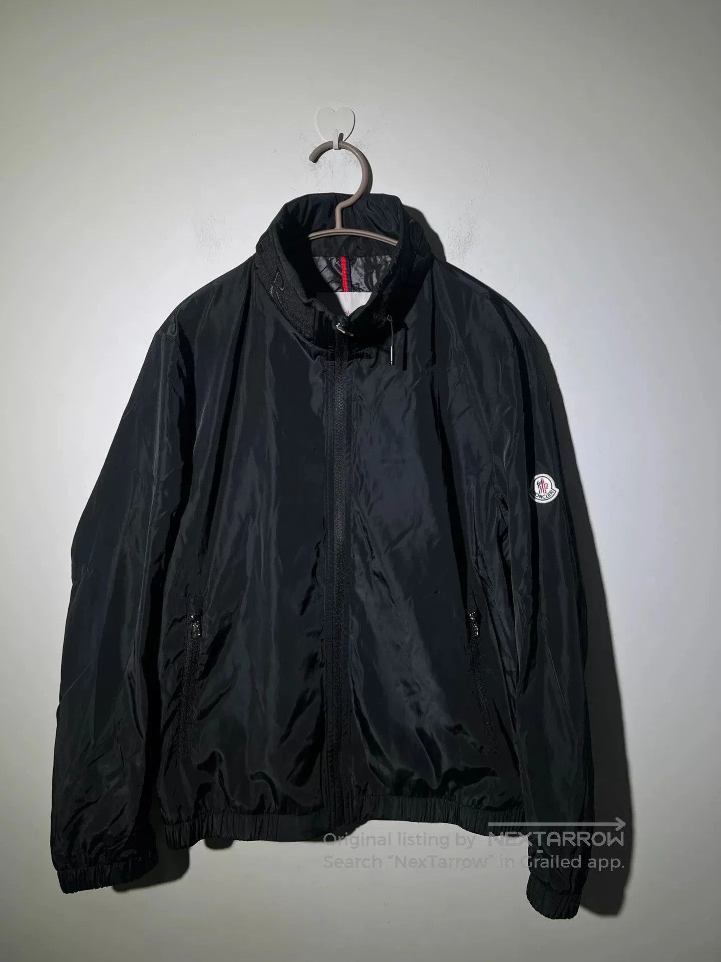 Moncler Moncler Men's Black Jacket with Hidden Hood. Size US L / EU 52-54 / 3 - 1 Thumbnail