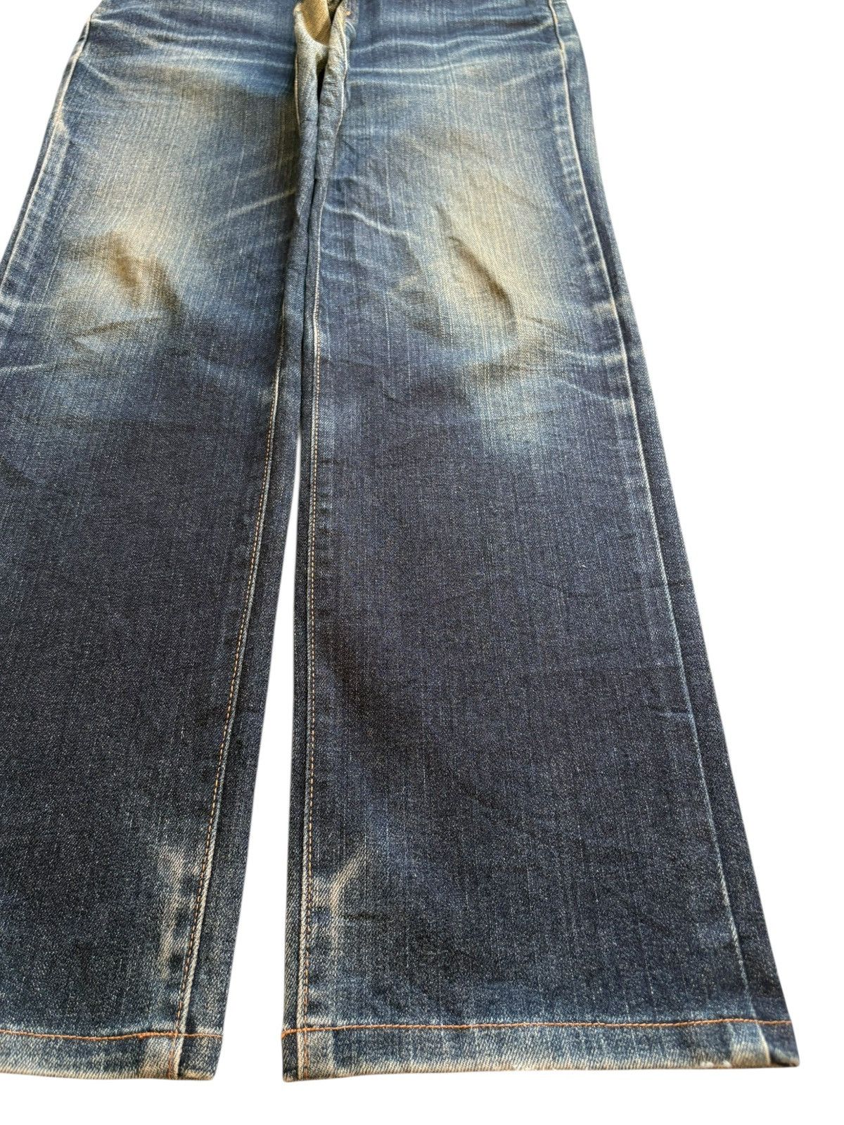 Edwin Vintage Edwin 403 Mud Wash Distressed Loose Jeans Size US 32 / EU 48 - 7 Thumbnail