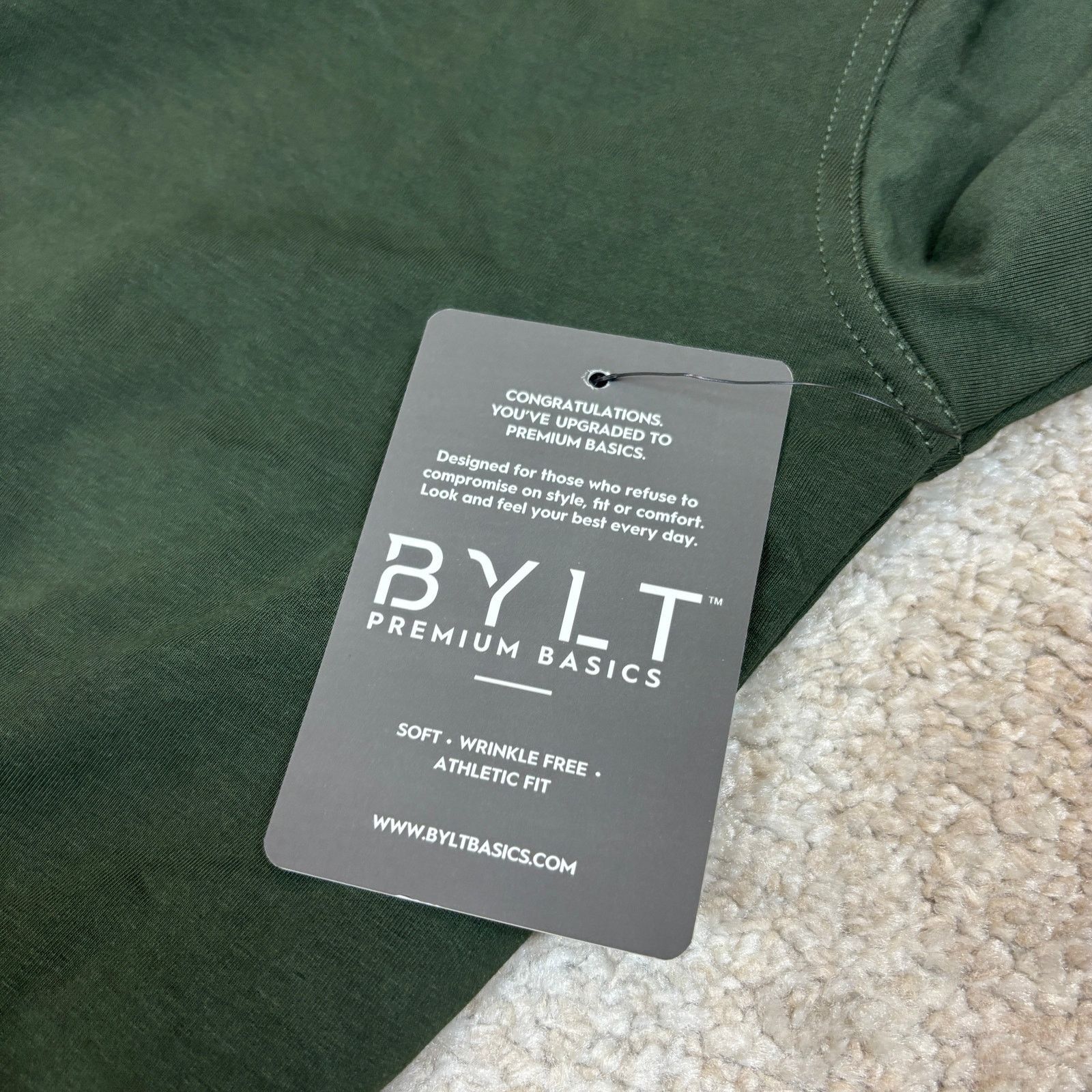 Other NWT Bylt Drop Cut Hooded Henley Men's Small Minimalist Size US S / EU 44-46 / 1 - 8 Thumbnail