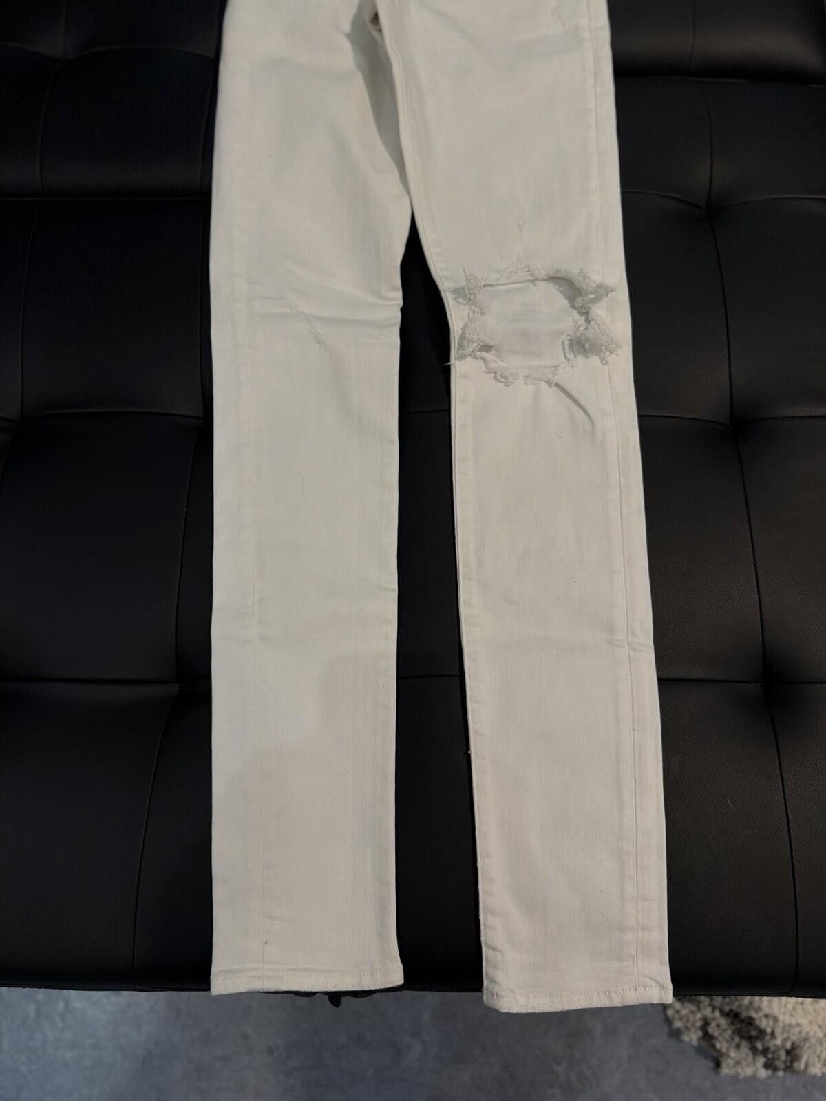 Amiri Size 30 - Amiri White Pants Jeans 100% Authentic Size US 30 / EU 46 - 3 Thumbnail
