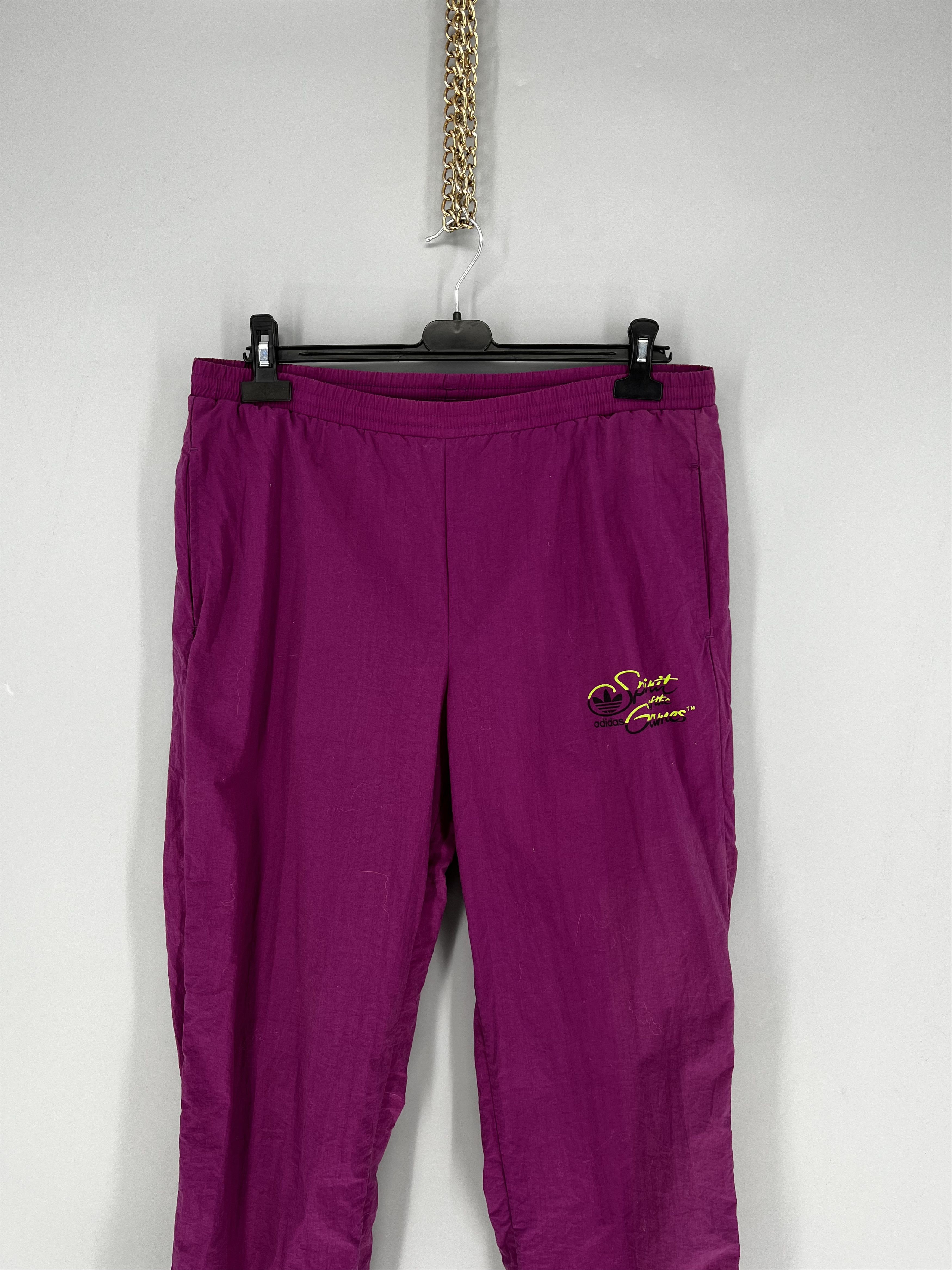 Adidas Rare 90s Adidas Track Pants Vintage Y2K Purple Size M Size US 32 / EU 48 - 2 Thumbnail