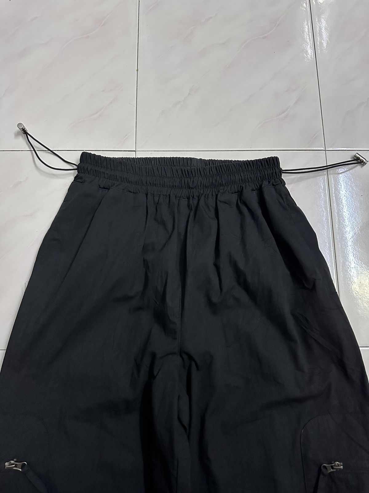 Rick Owens Super Baggy Oat Embroidered Parachute Pant Y2K GU Style Size US 33 - 3 Thumbnail