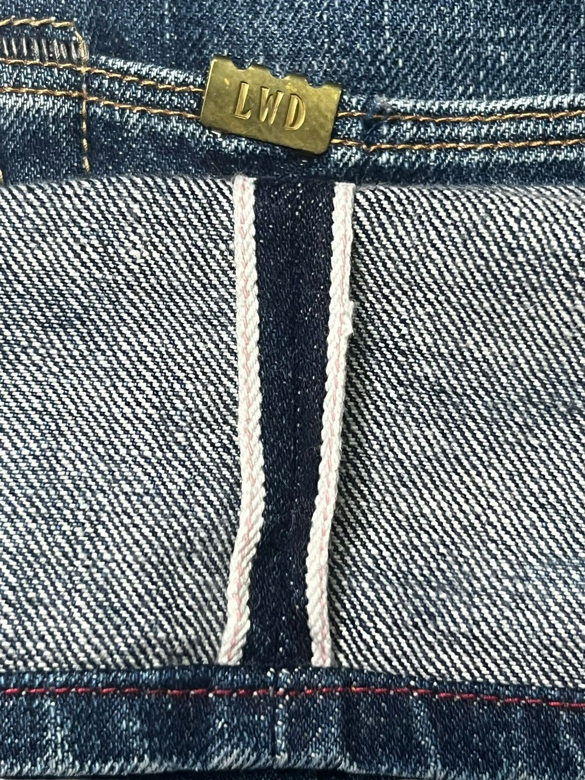 Japanese Brand Vintage L.W.D By Domingo Selvedge Denim Japan | Slim Straigh Size US 31 - 18 Thumbnail