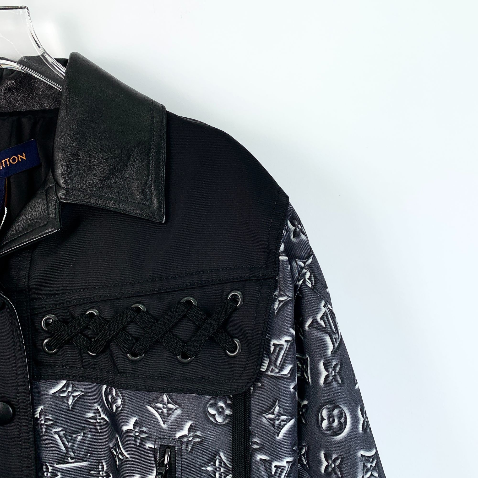 Louis Vuitton Louis Vuitton Monogram Patchwork Logo Print Zip-Up Jacket (S Size XS / US 0-2 / IT 36-38 - 6 Thumbnail