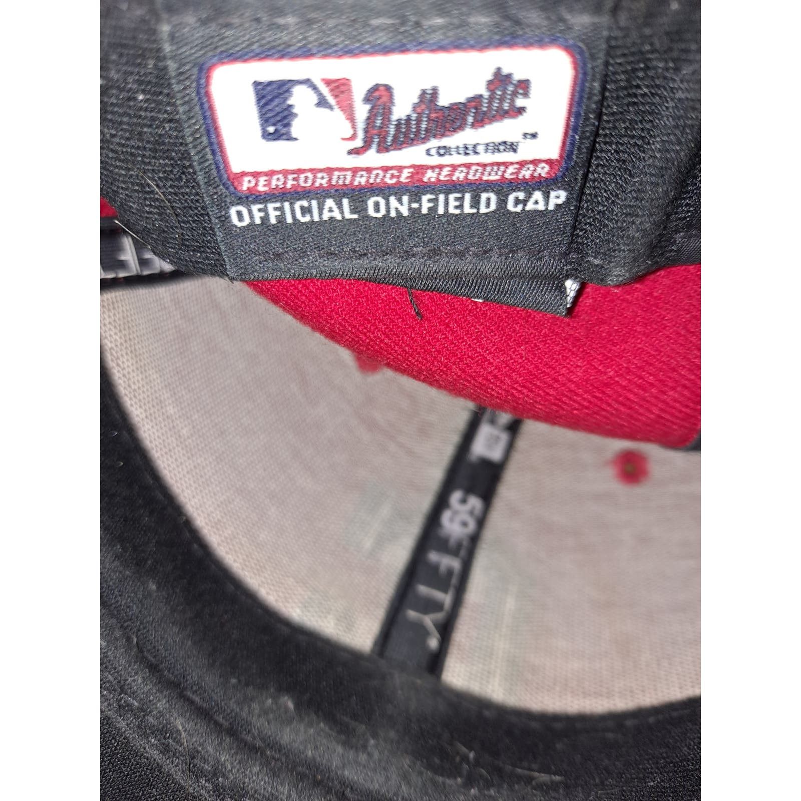 Other 59Fifty Official On Field MLB Cleveland Indians Fitted Hat Size ONE SIZE - 5 Thumbnail
