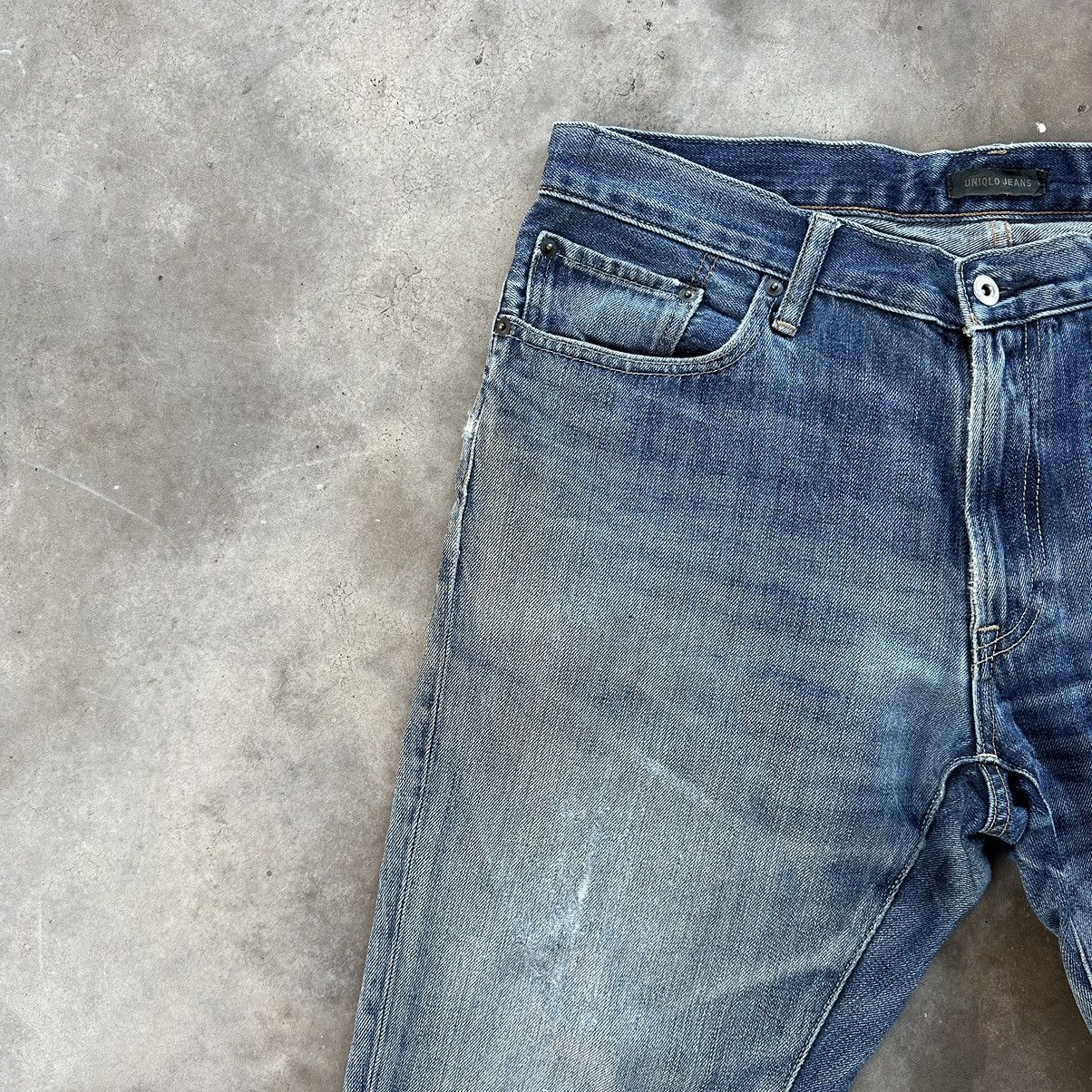 Japanese Brand Vintage Japanese Faded Denim Jean Pant W36 🔥 Size US 36 / EU 52 - 4 Thumbnail