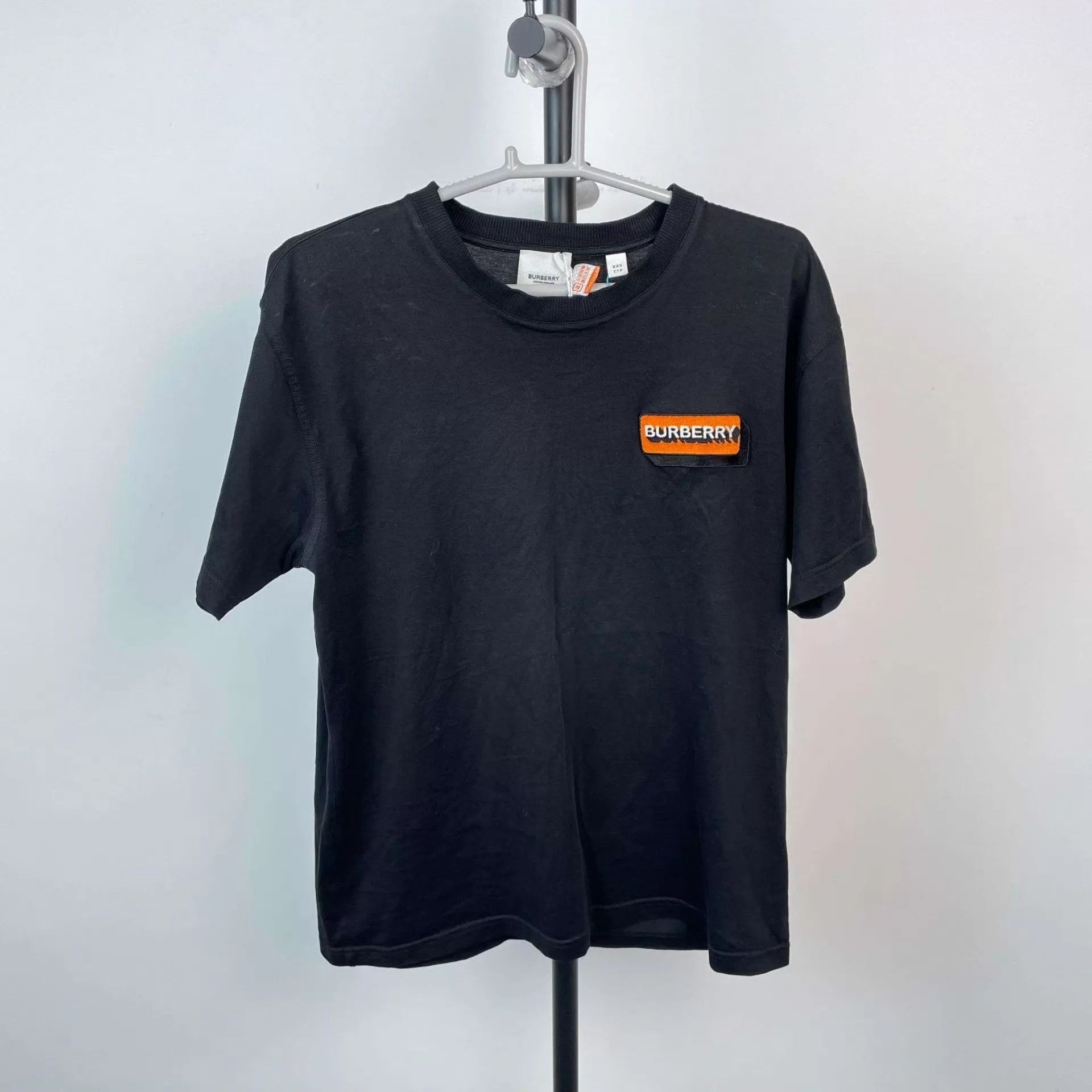 Burberry Burberry cotton short-sleeve tee XXS black Size US XXS / EU 40 - 1 Thumbnail