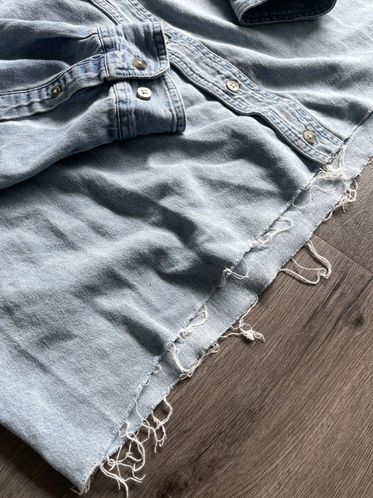 Vintage × Wrangler Vintage Wrangler “Cropped Rugged Wear” Button-up (No Sz.) Size US L / EU 52-54 / 3 - 5 Thumbnail