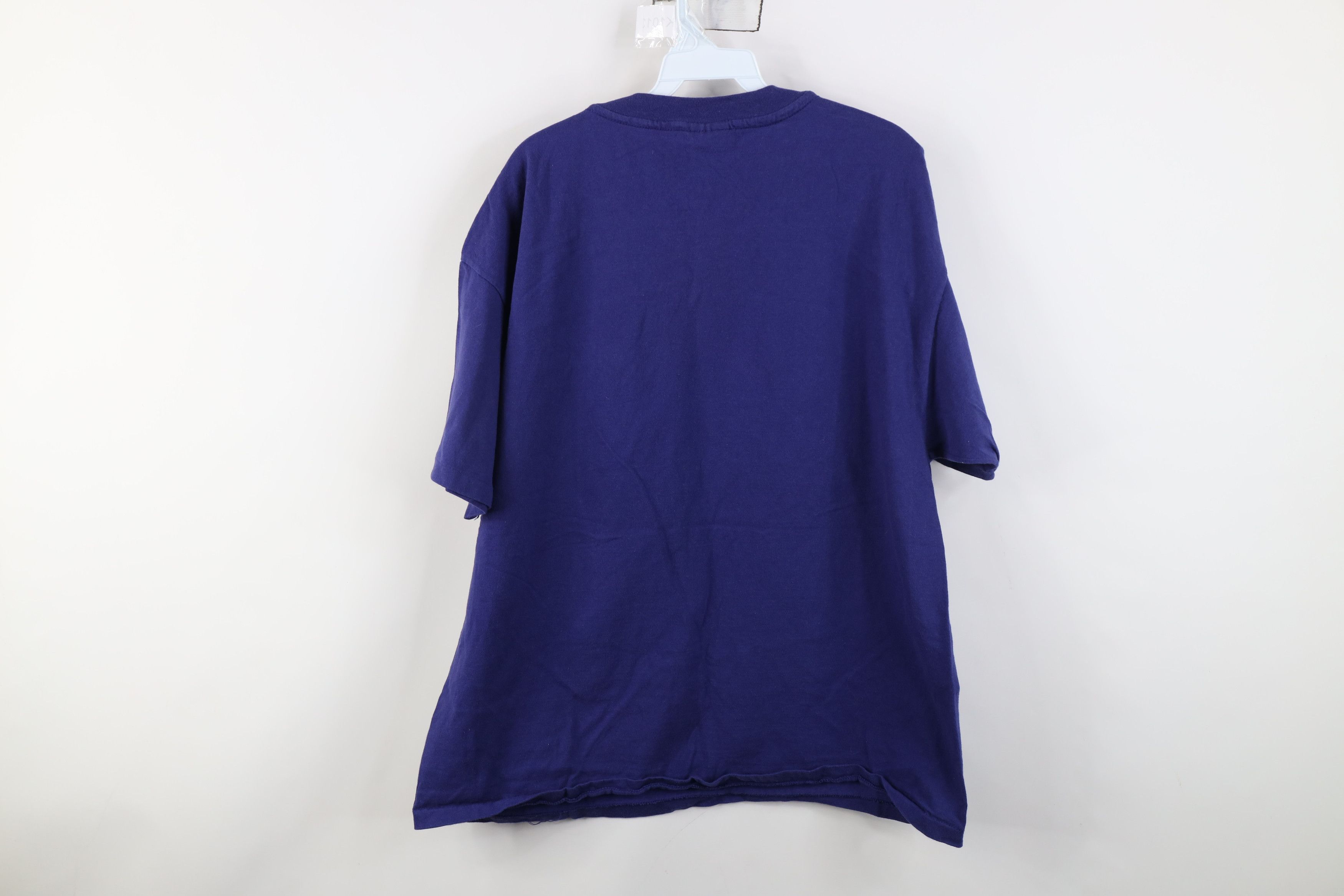 Vintage Vintage 90s Get Wild Get Woolly Mammoth Zoo T-Shirt Blue USA Size US XL / EU 56 / 4 - 10 Thumbnail
