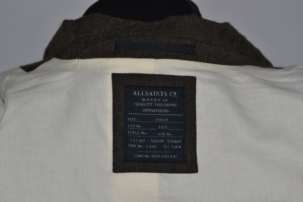 Allsaints AllSaints coat blazer Five button Size 40 Size 40R - 9 Thumbnail