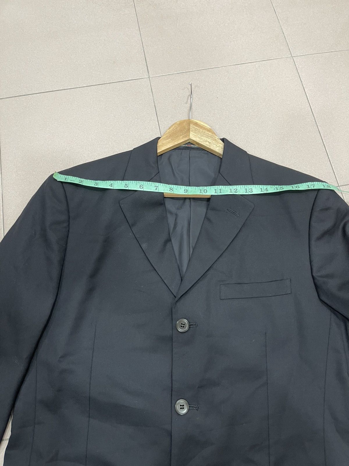 Jean Paul Gaultier Jean-Paul GUALTIER HOMME objet Wool Jacket Tailored 48M Size 48R - 12 Thumbnail