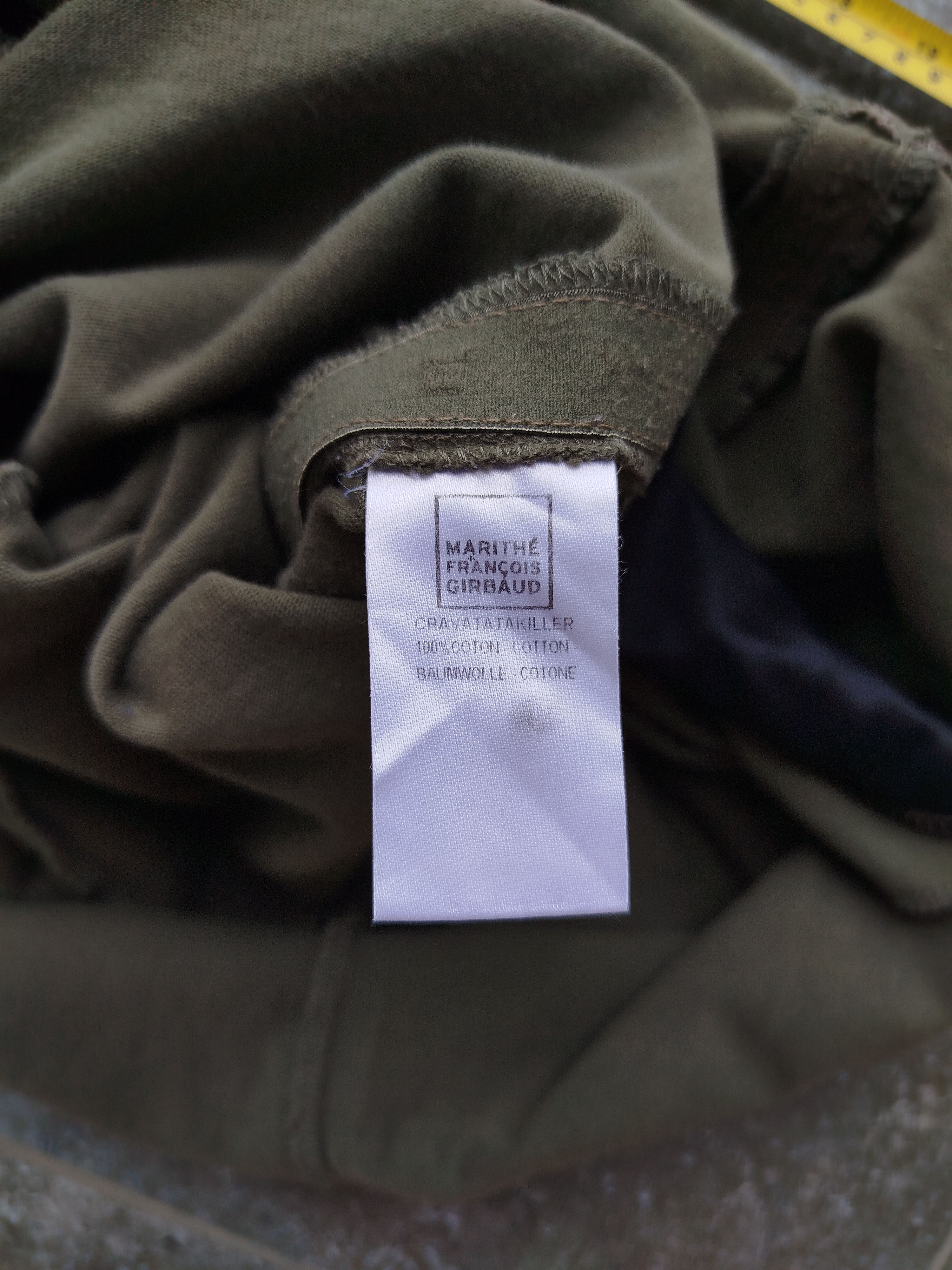 Marithe + Francois Girbaud Dress Long Sleeve Turtleneck Khaki Pockets Vintage Cotton Size S / US 4 / IT 40 - 19 Thumbnail