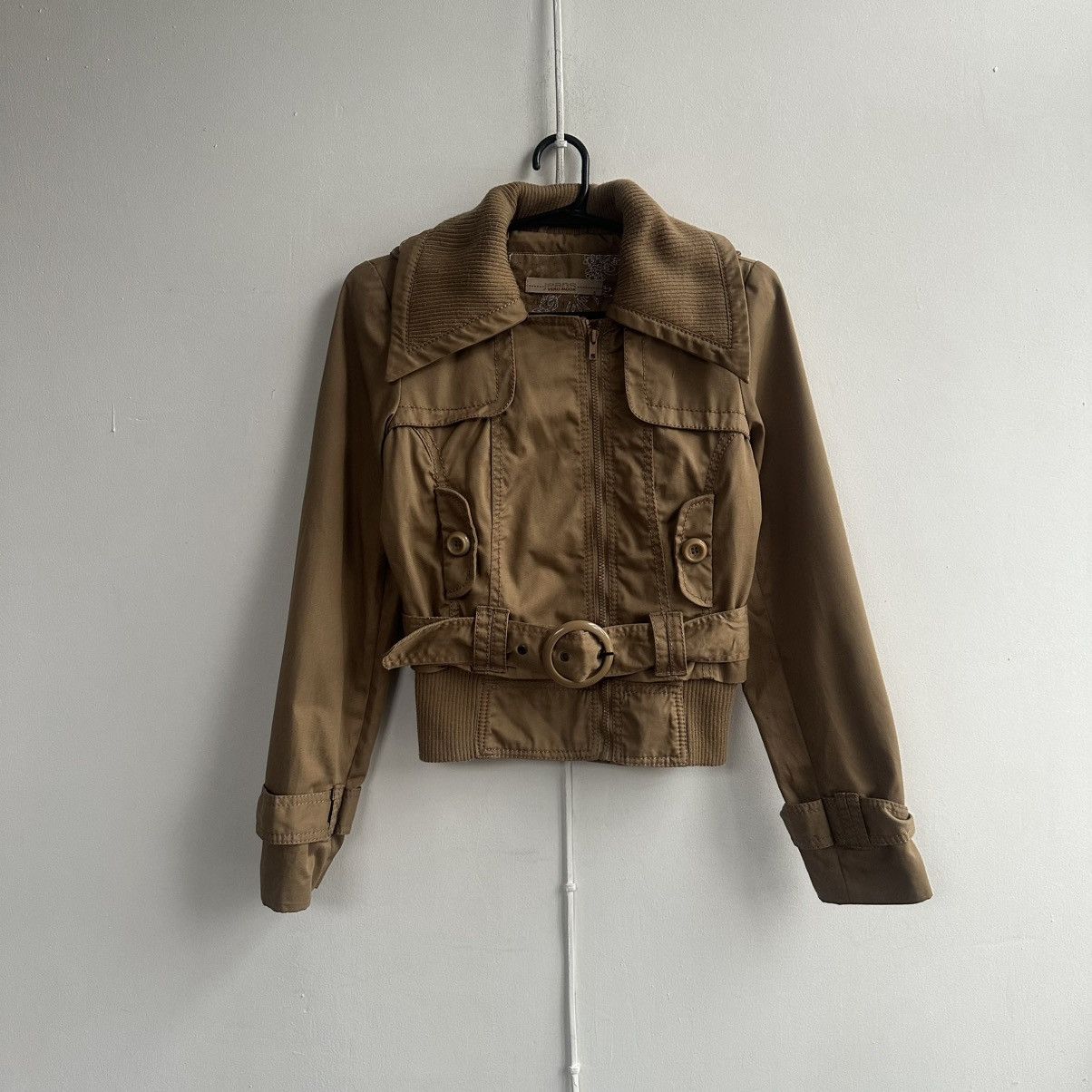 Hysteric Glamour Vintage Vera moda Japanese Crop Brown Cotton Jacket Size S / US 4 / IT 40 - 8 Thumbnail