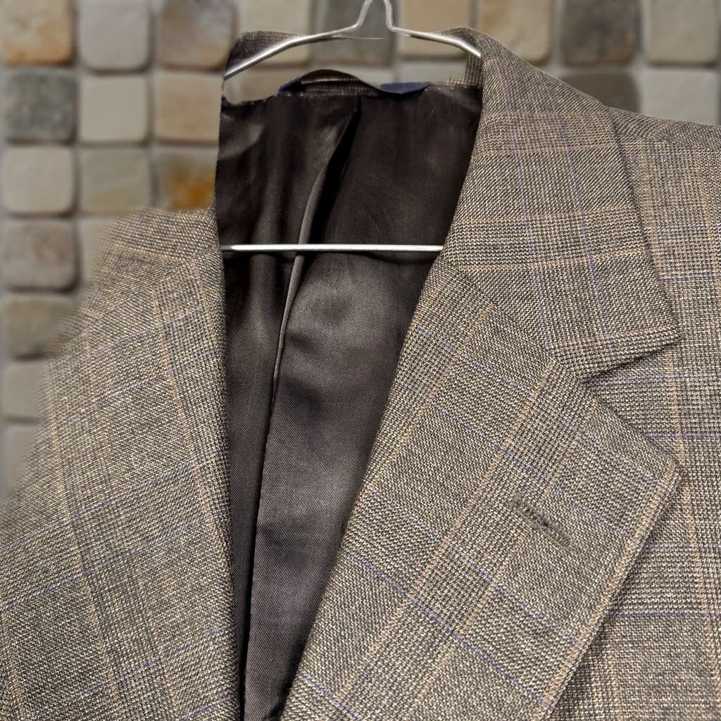 Brooks Brothers Brooks Brothers Mens 43R Suit Set in Brown Wool Stretch Blazer Slacks - 2 Piece Size 46R - 1 Thumbnail