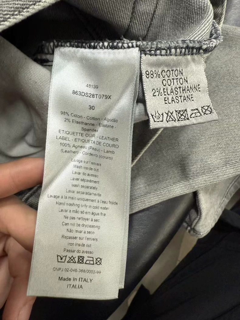 Dior Dior Gray Denim Jean with Pocket-2505 Size US 30 / EU 46 - 8 Thumbnail