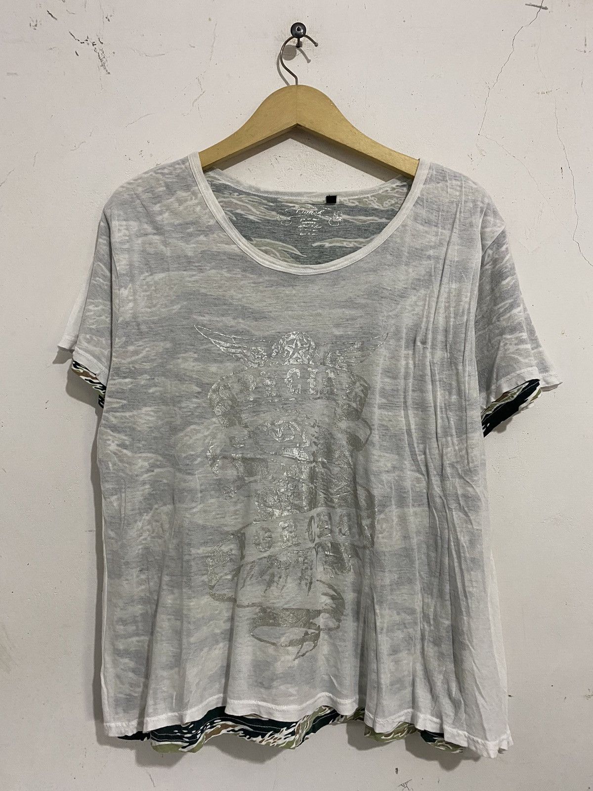 Vintage 💸BINDINGOFFER💸quash japanese poem double layer shirt AA0181 Size US L / EU 52-54 / 3 - 1 Thumbnail
