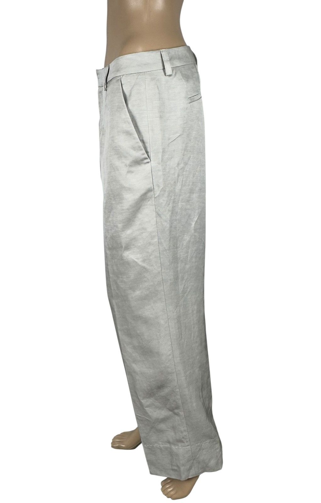 Misbhv MISBHV Linen-Cupro Dress Pants Wide Leg size L Size 36" / US 14 / IT 50 - 4 Thumbnail
