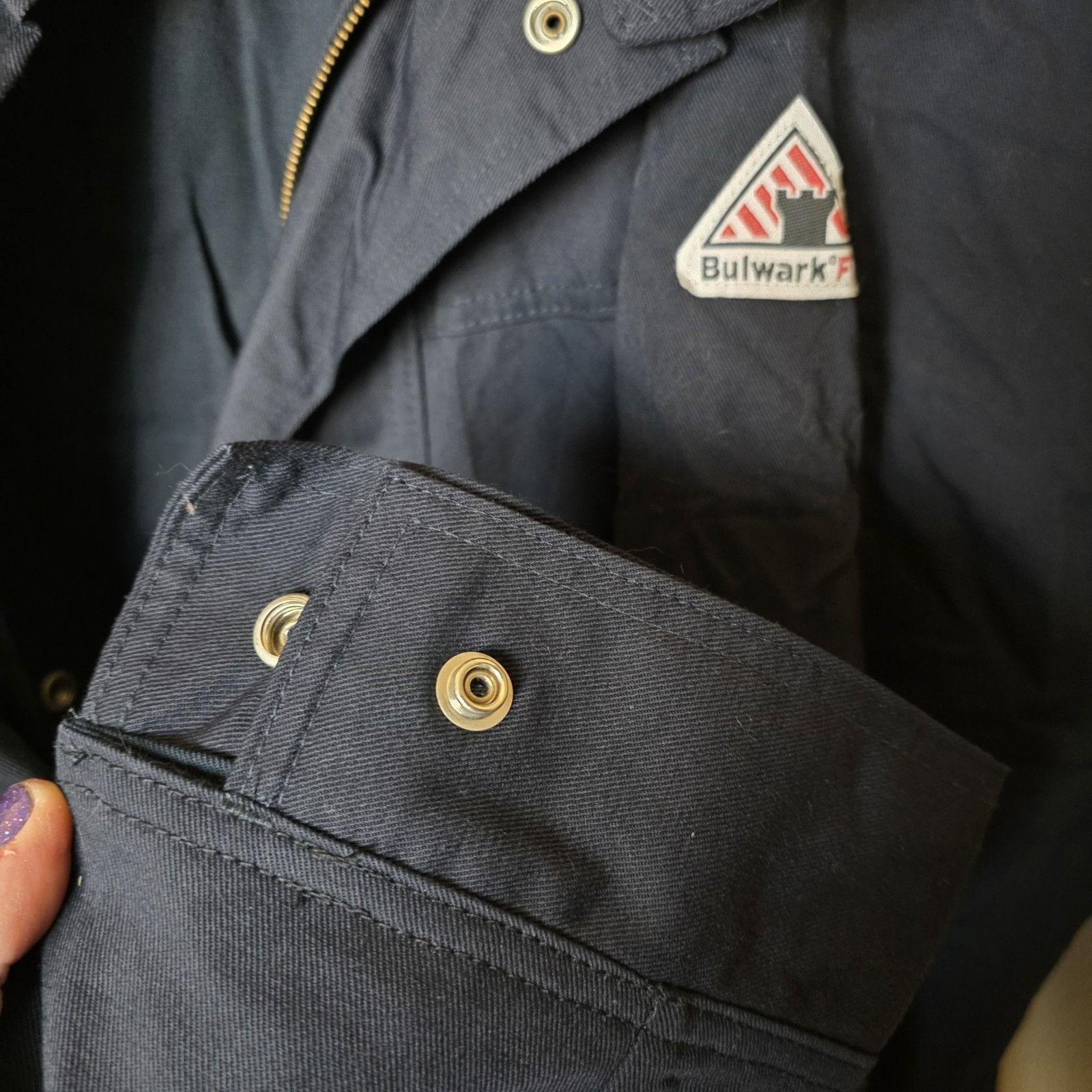 Bulwark Bulwark FR Men’s Flame Resistant Jacket 4XL Comfortouch Work Size US XXL / EU 58 / 5 - 5 Thumbnail