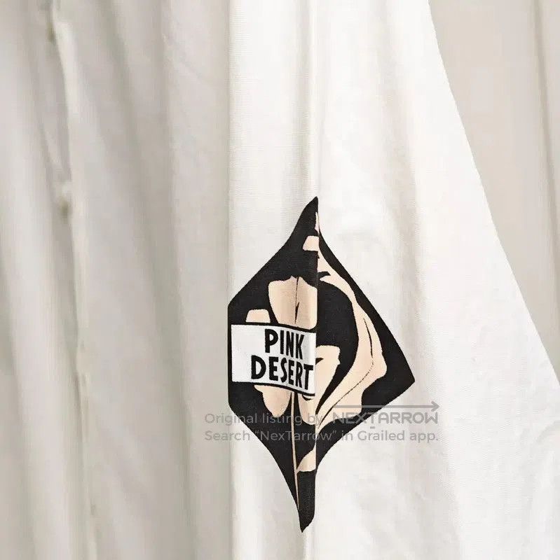 Dior Dior Long Sleeve Cotton Dress in Beige . Size M / US 6-8 / IT 42-44 - 4 Thumbnail