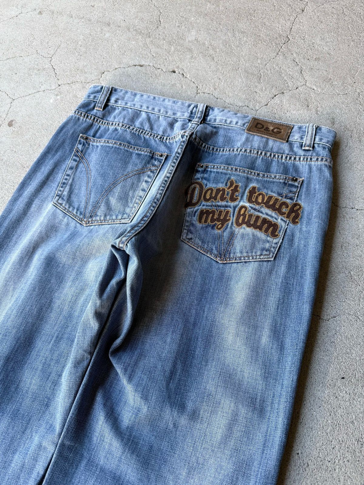 Dolce & Gabbana DOLCE&GABBANA Archive Wide Straight Jeans Size US 38 / EU 54 - 5 Thumbnail